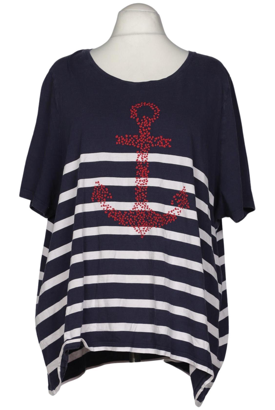 

Ulla Popken Damen T-Shirt, marineblau, Gr. 58