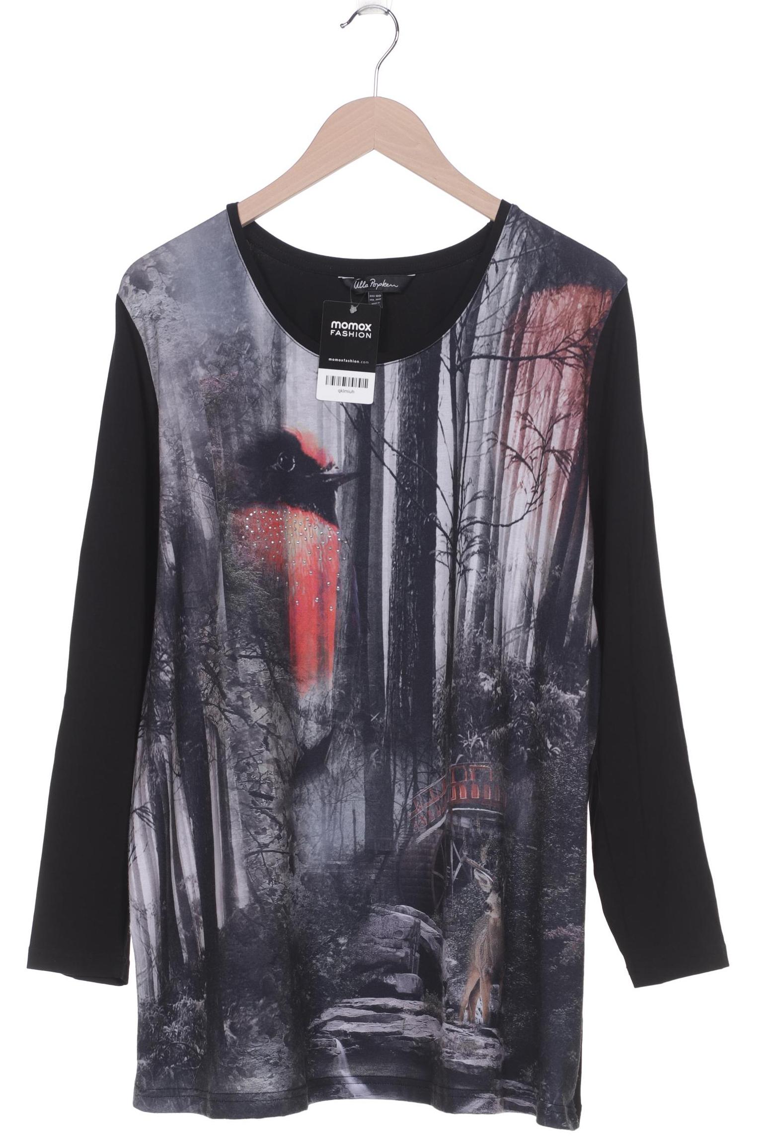 

Ulla Popken Damen Langarmshirt, schwarz