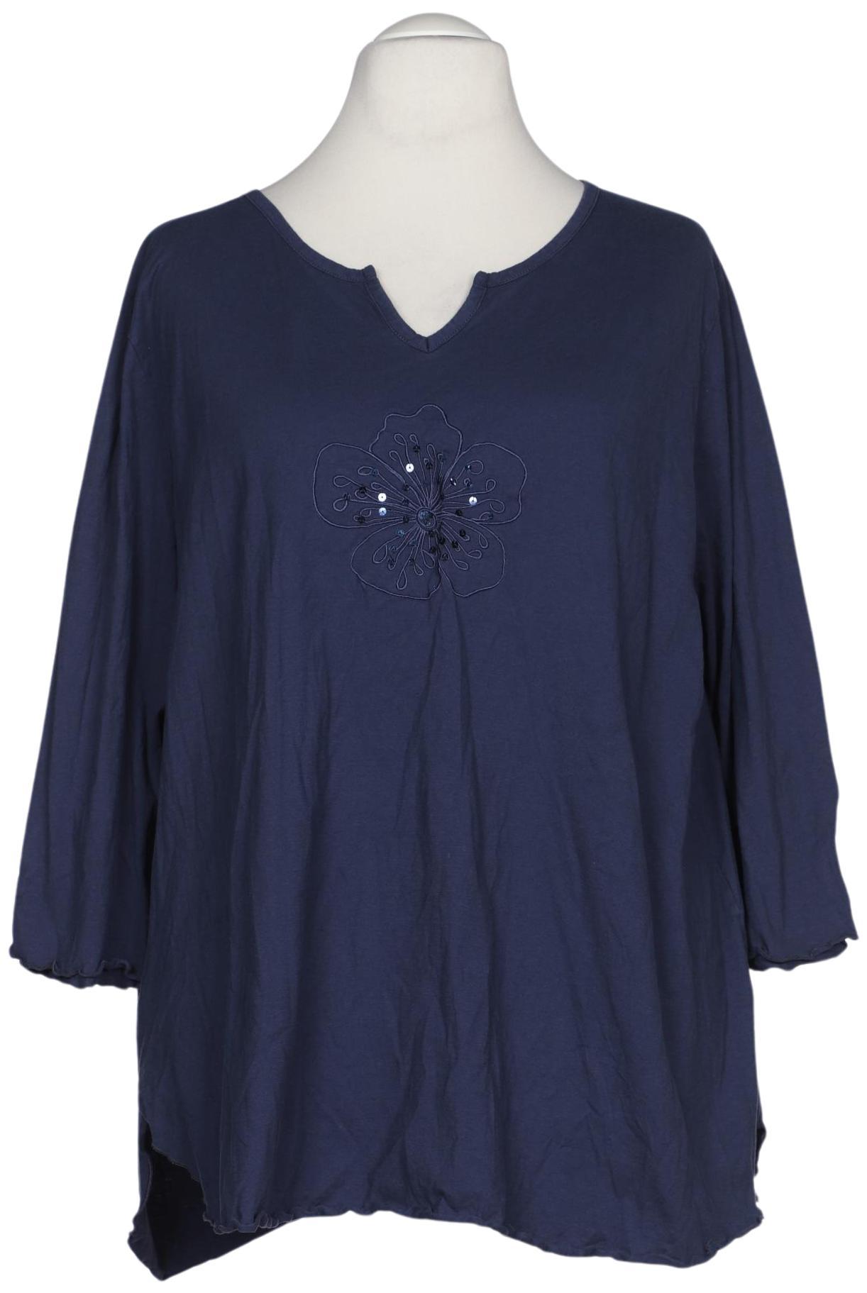 

Ulla Popken Damen Langarmshirt, marineblau, Gr. 54