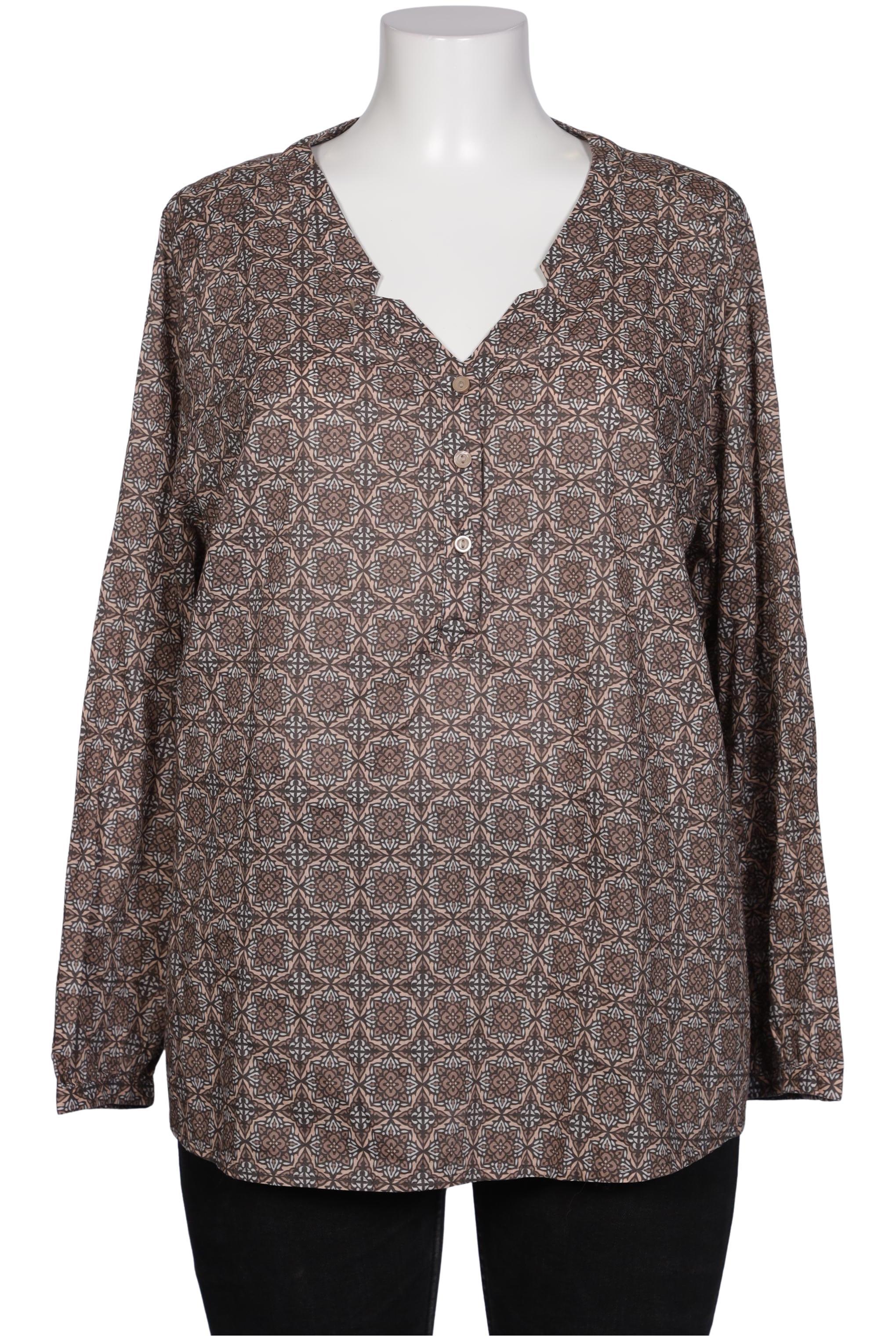 

Ulla Popken Damen Bluse, braun, Gr. 46