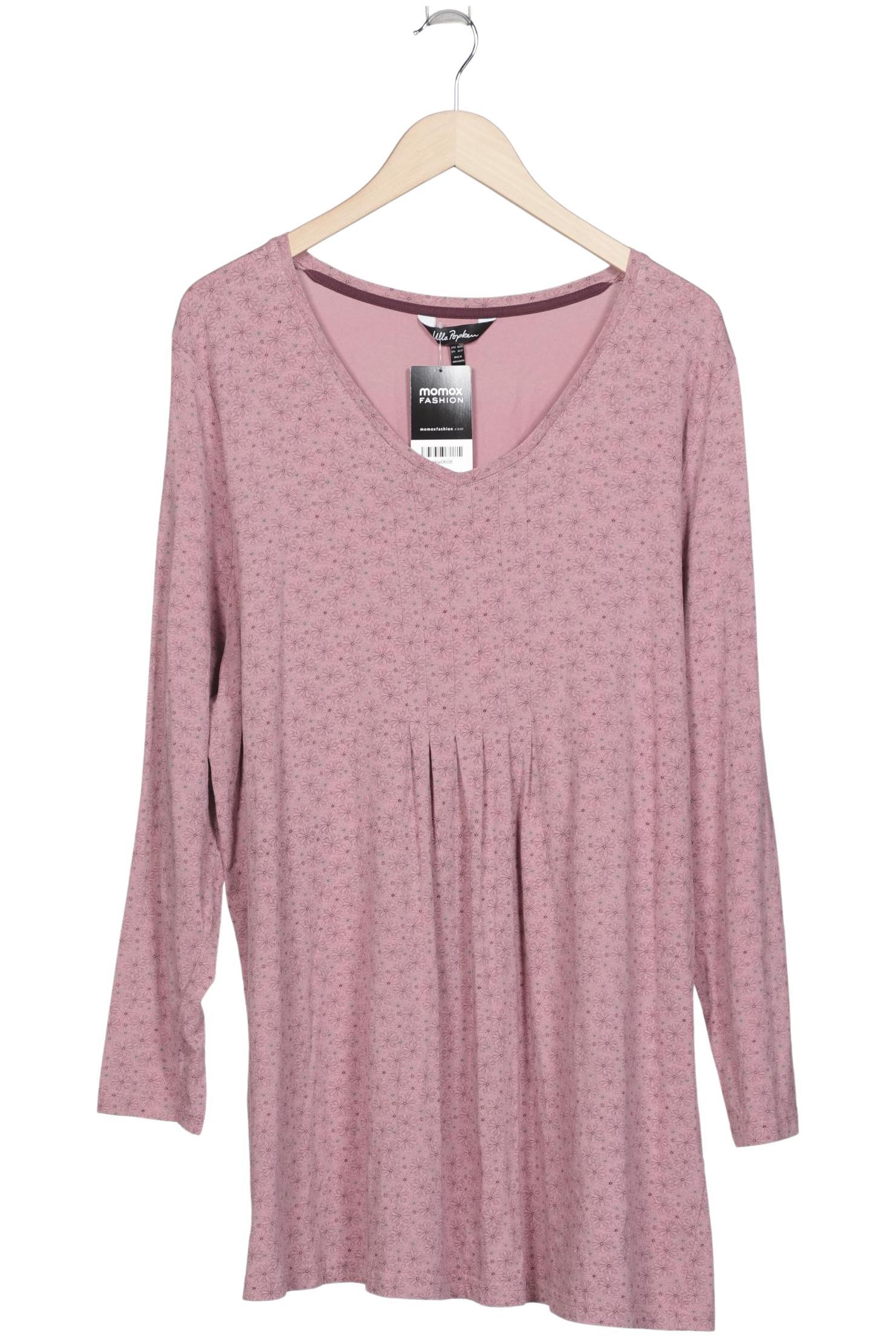 

Ulla Popken Damen Langarmshirt, pink, Gr. 50
