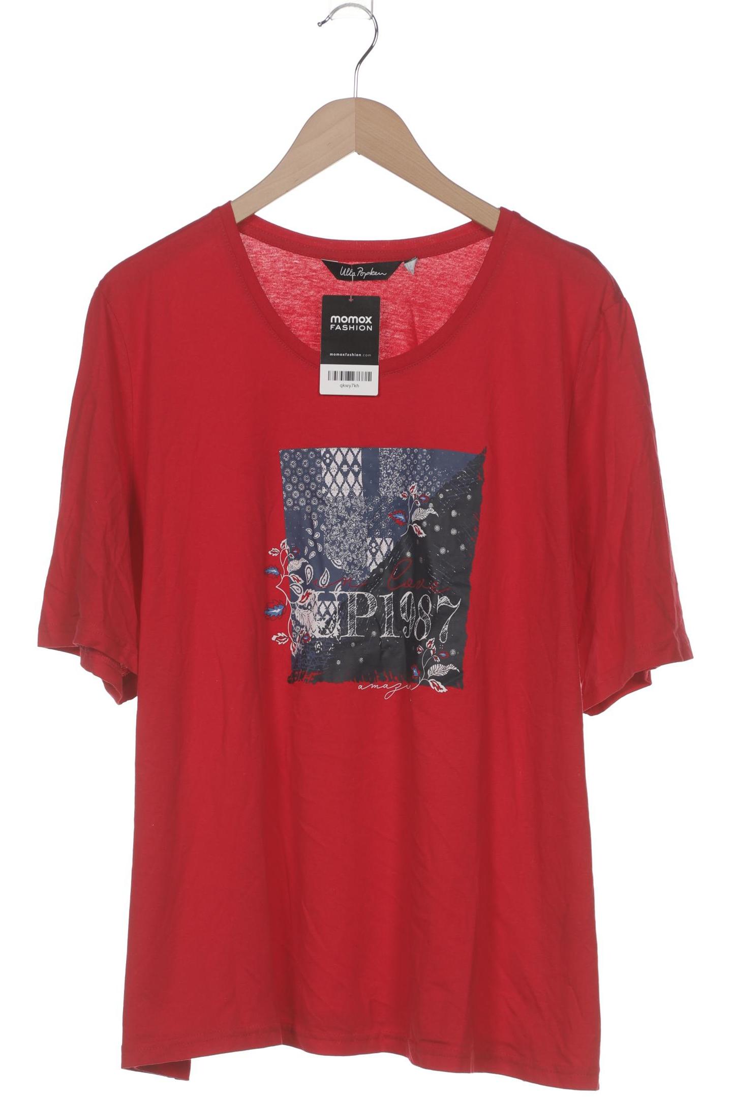 

Ulla Popken Damen T-Shirt, rot, Gr. 50