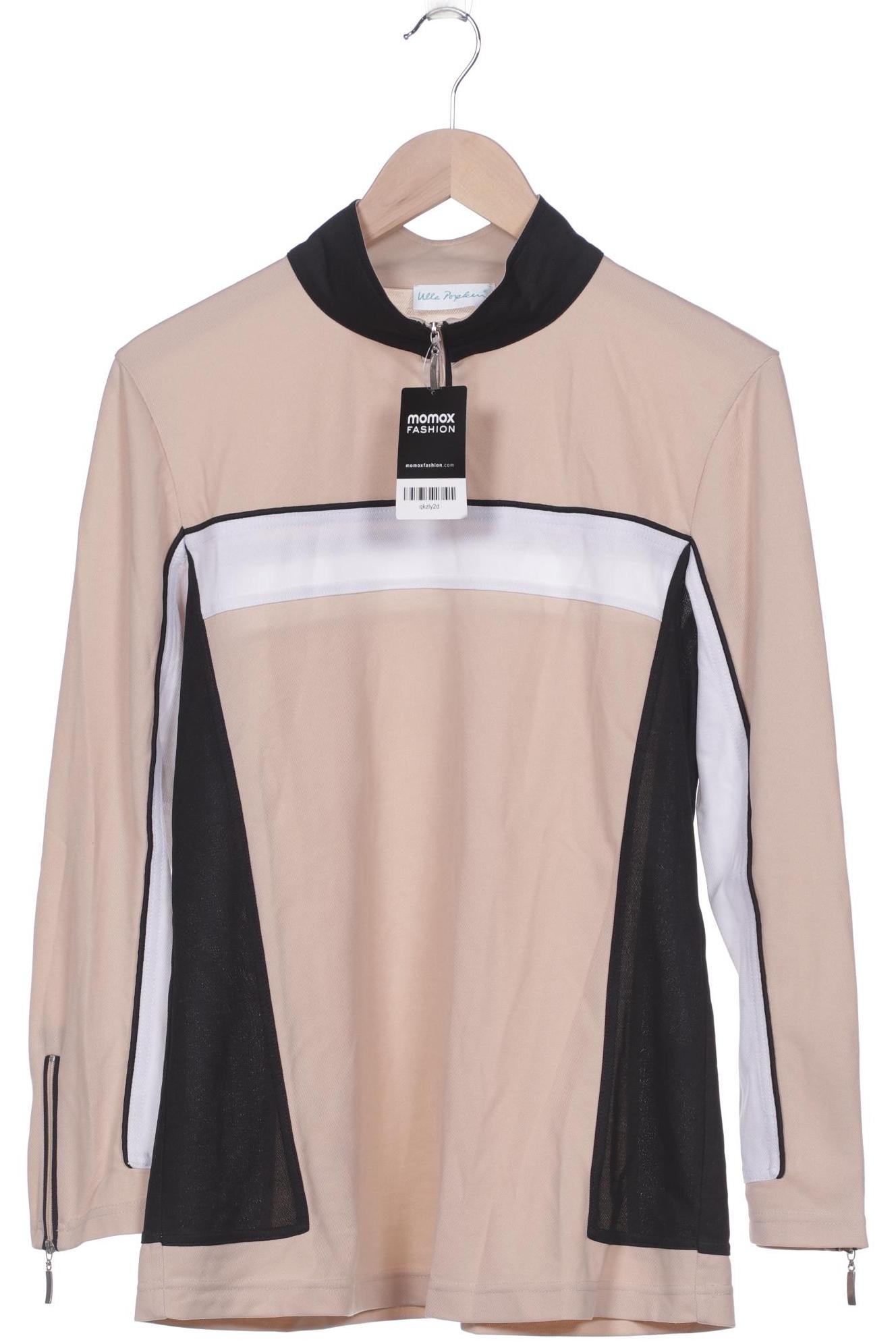 

Ulla Popken Damen Langarmshirt, beige, Gr. 42