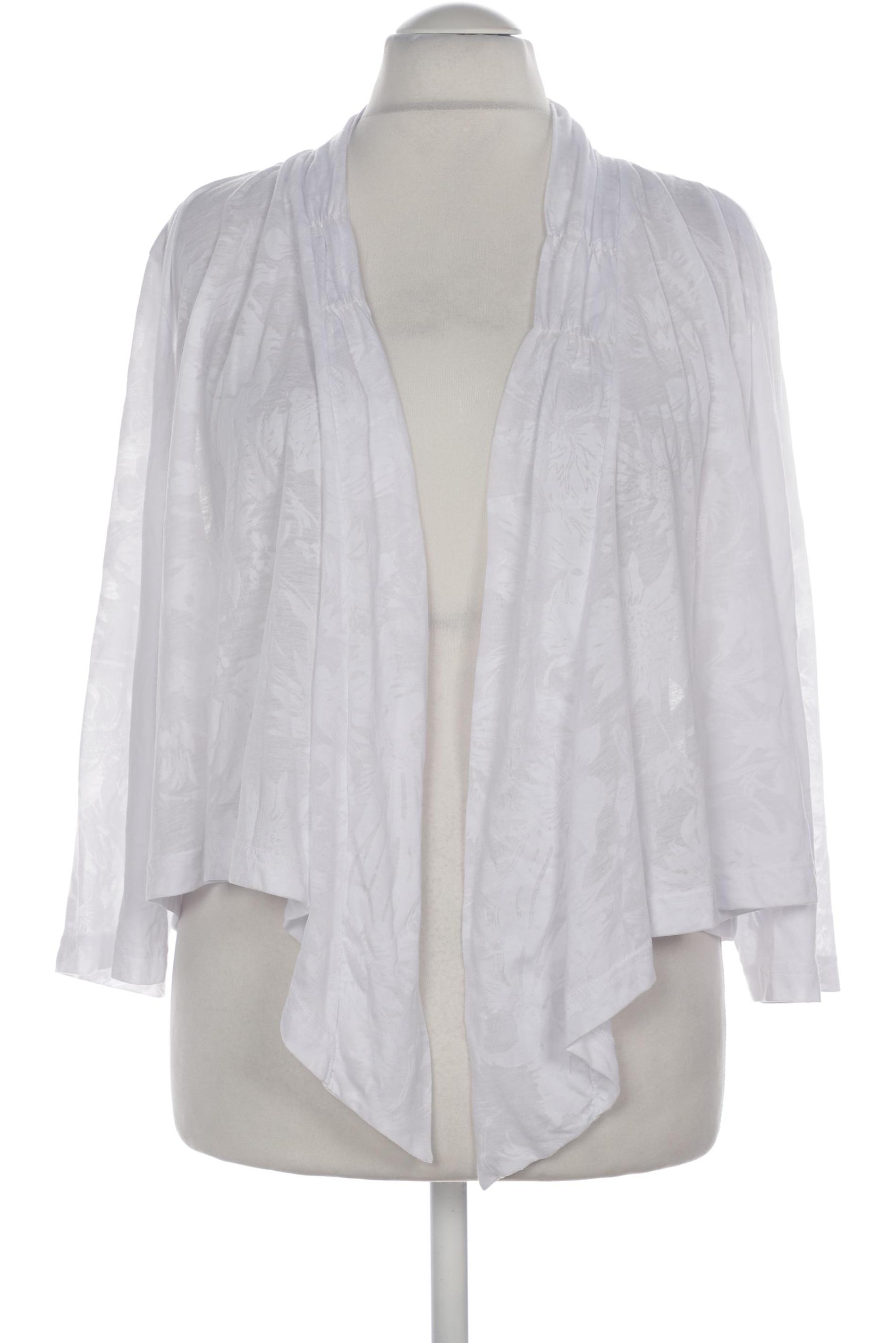 

Ulla Popken Damen Strickjacke, weiß, Gr. 54