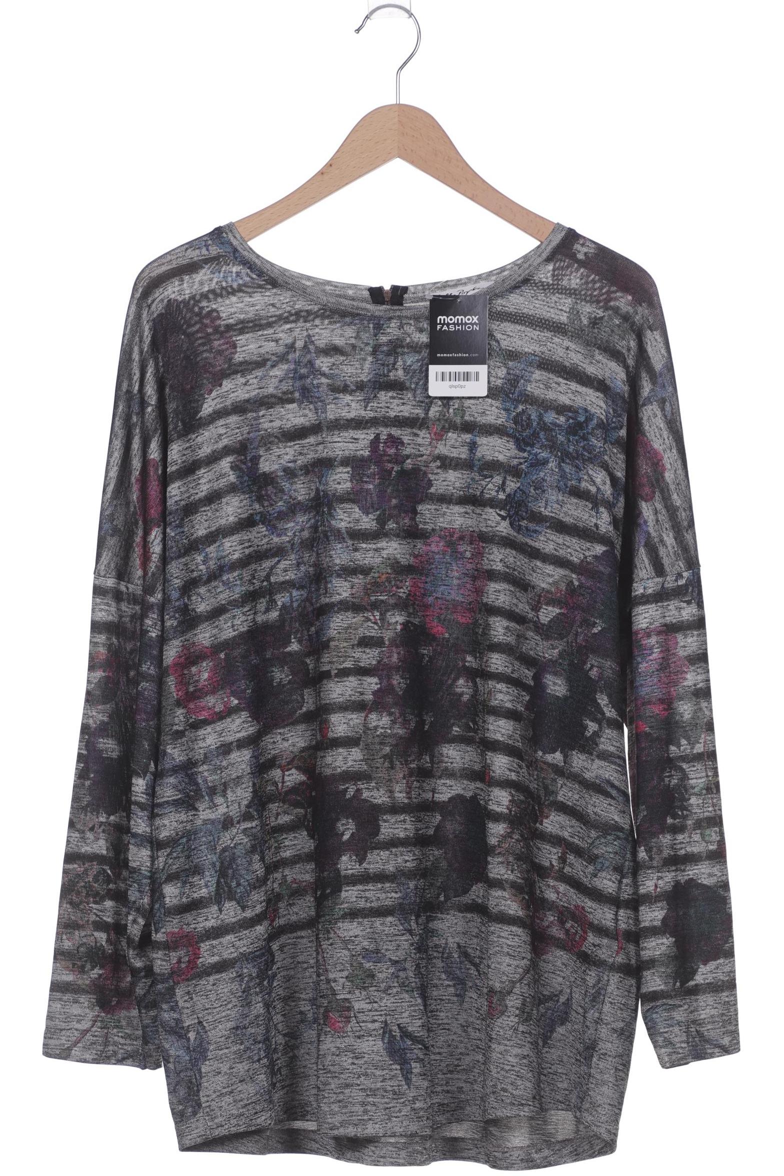 

Ulla Popken Damen Langarmshirt, grau, Gr. 46