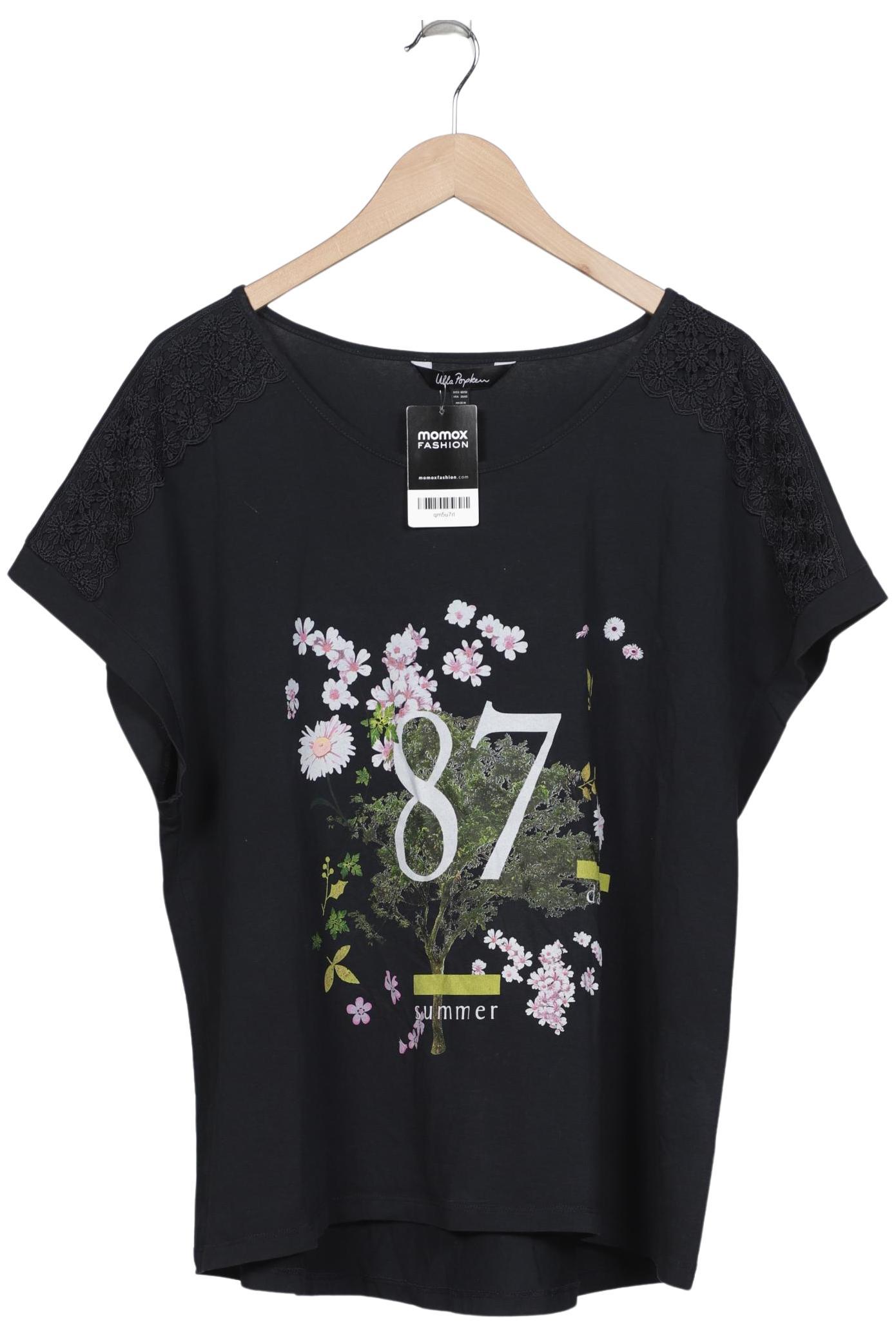 

Ulla Popken Damen T-Shirt, schwarz, Gr. 52