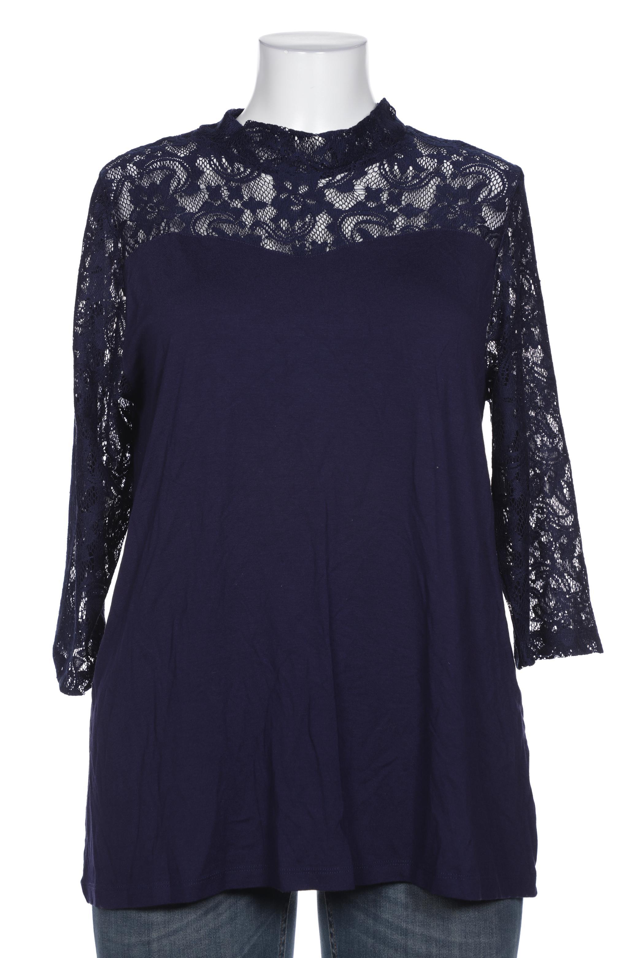 

Ulla Popken Damen Langarmshirt, marineblau