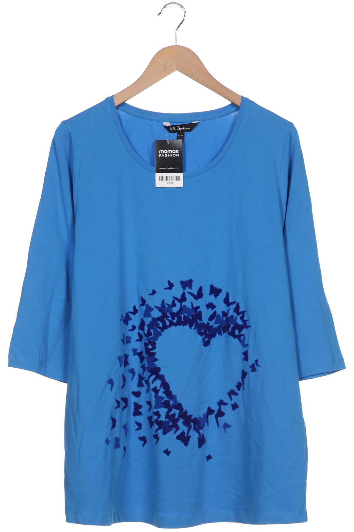 

Ulla Popken Damen Langarmshirt, blau