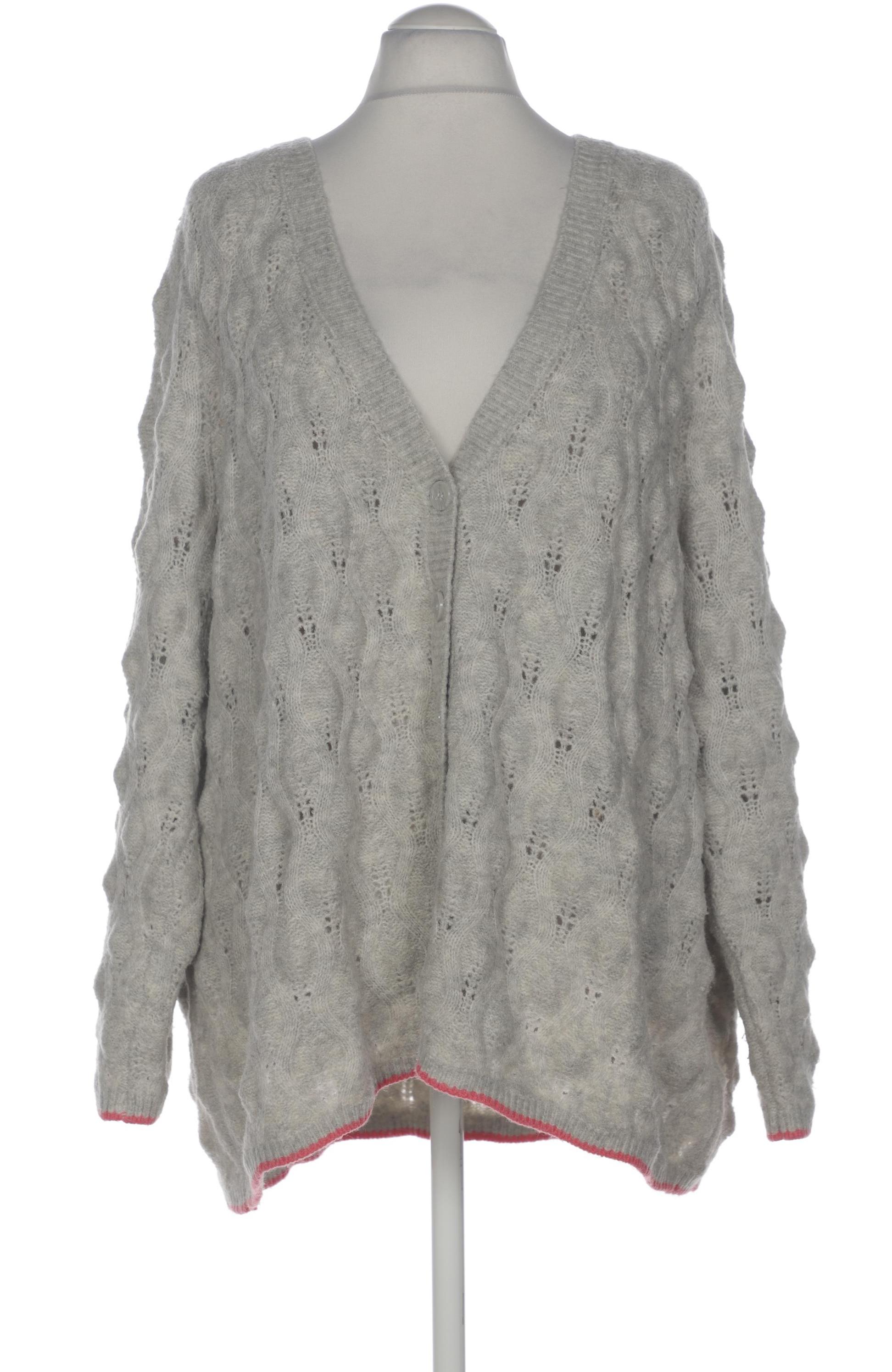 

Ulla Popken Damen Strickjacke, grau, Gr. 54