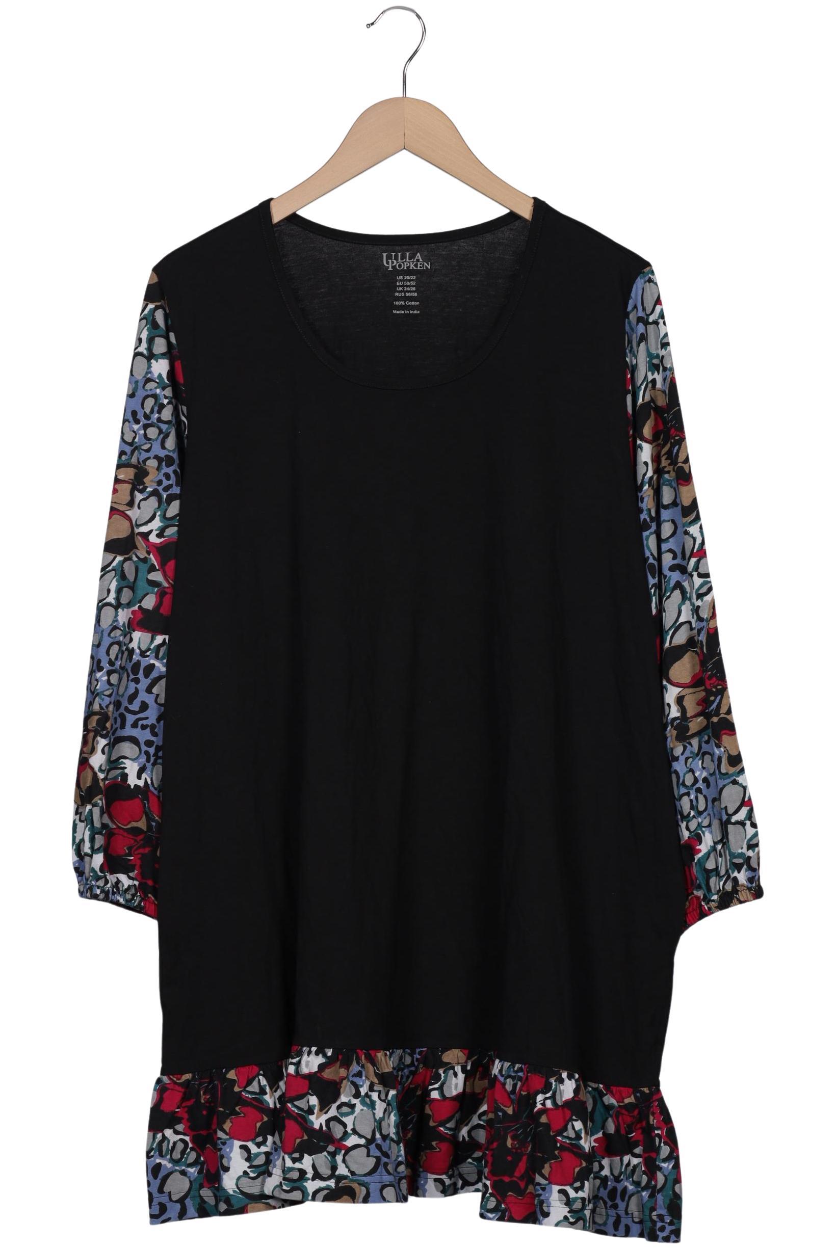 

Ulla Popken Damen Langarmshirt, schwarz, Gr. 50