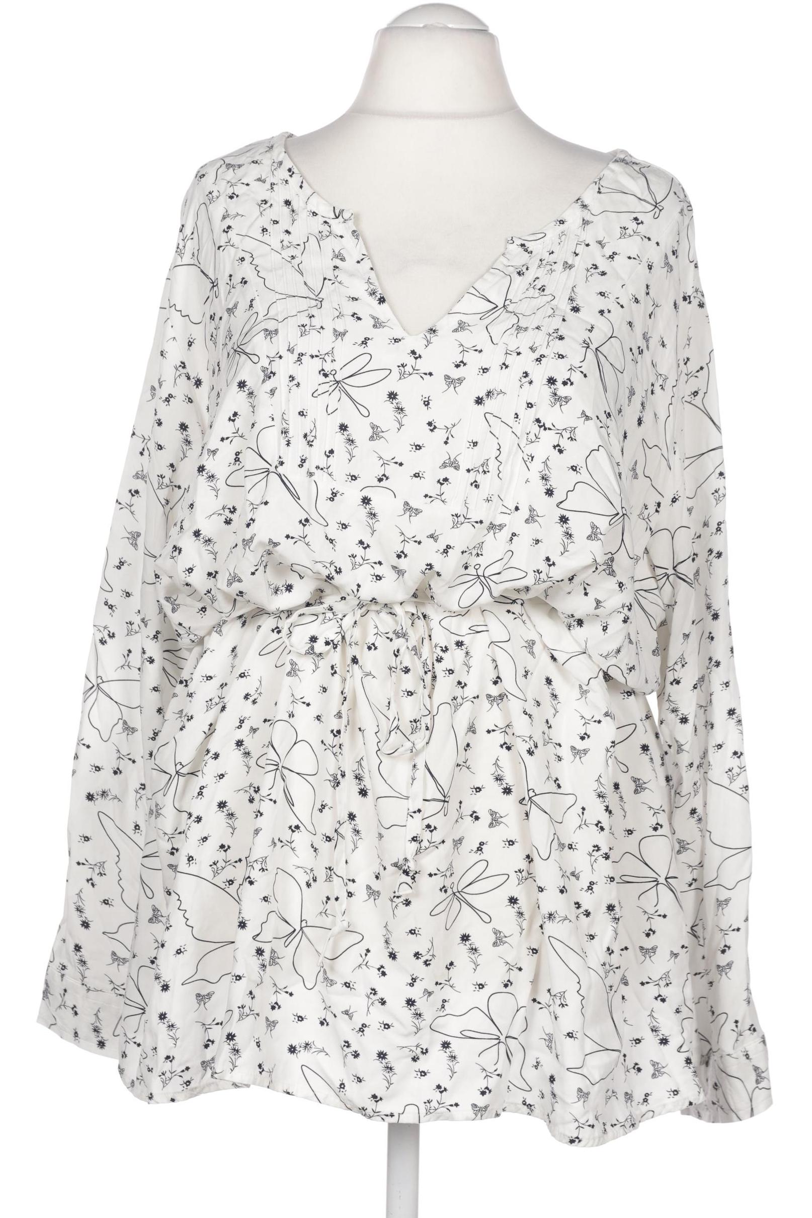 

Ulla Popken Damen Bluse, weiß, Gr. 56