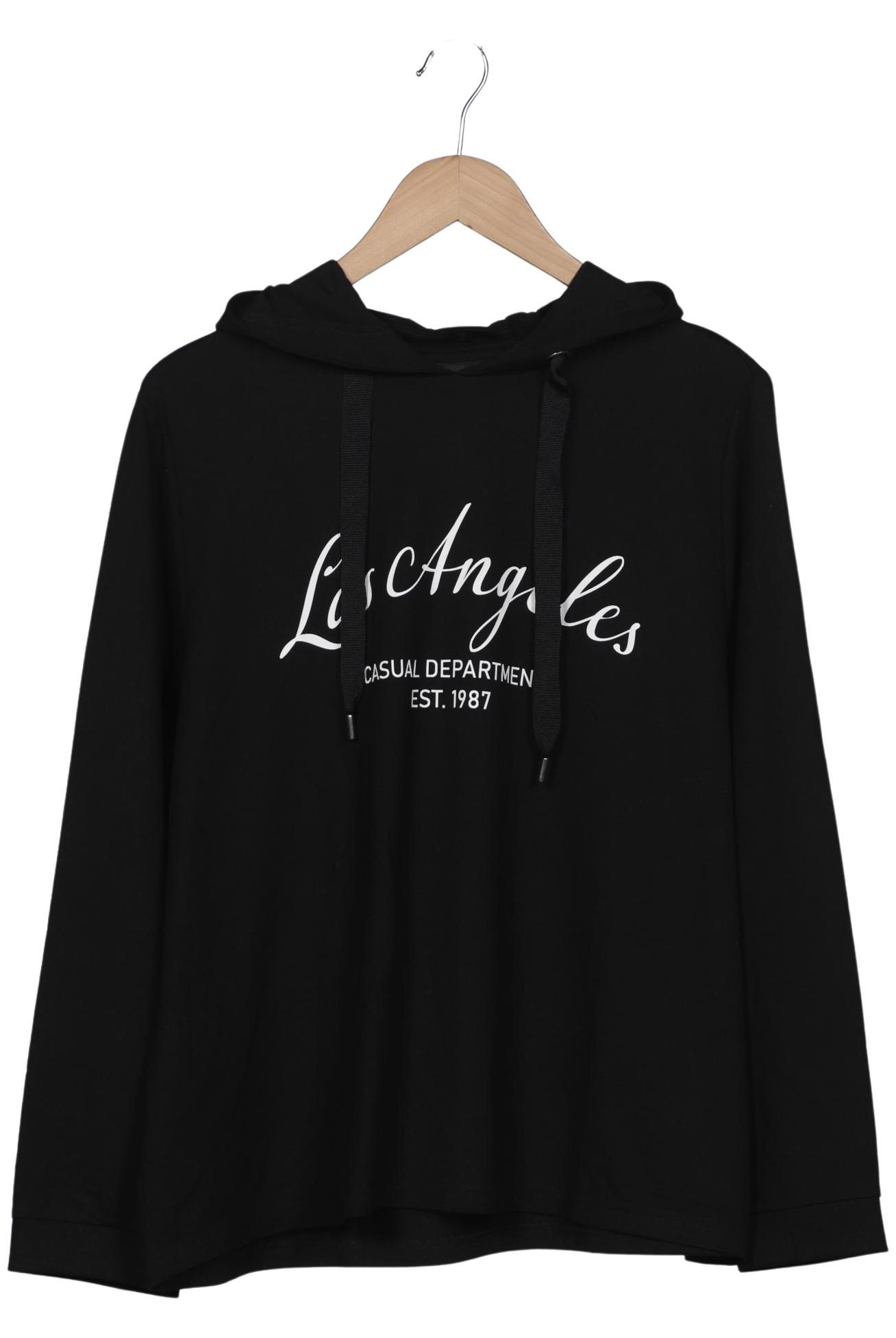 

Ulla Popken Damen Kapuzenpullover, schwarz, Gr. 46