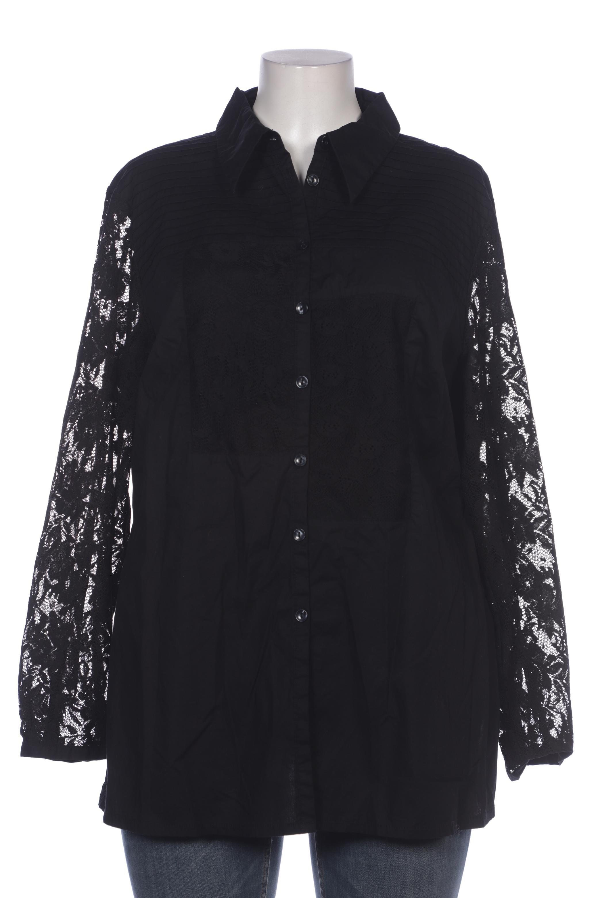 

Ulla Popken Damen Bluse, schwarz, Gr. 46
