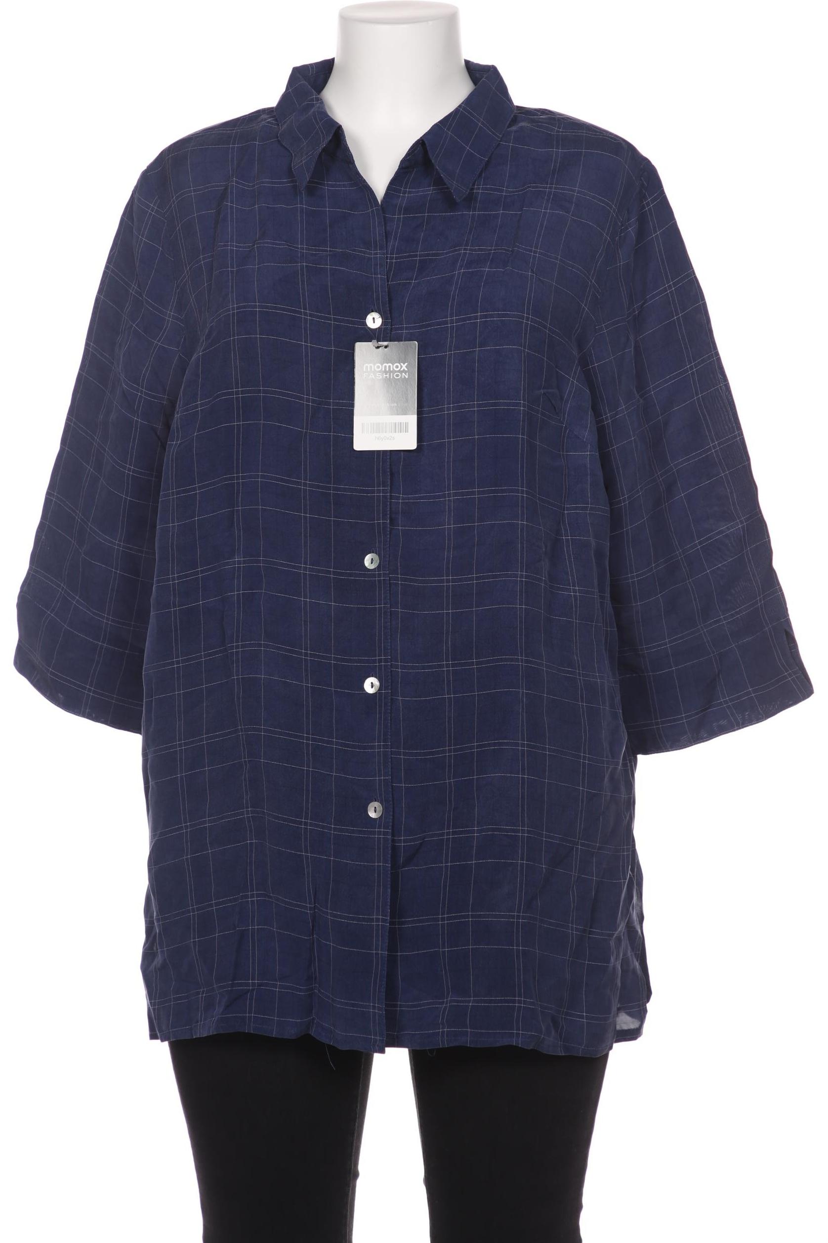 

Ulla Popken Damen Bluse, blau, Gr. 46