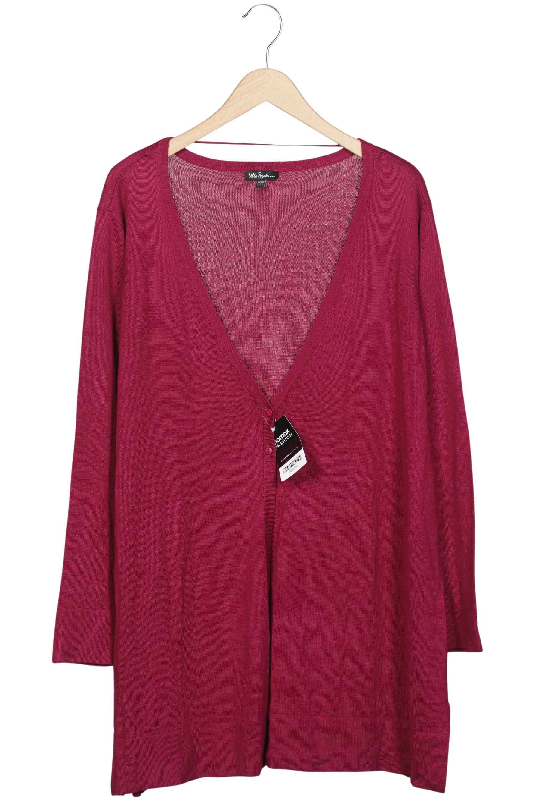 

Ulla Popken Damen Strickjacke, bordeaux, Gr. 50