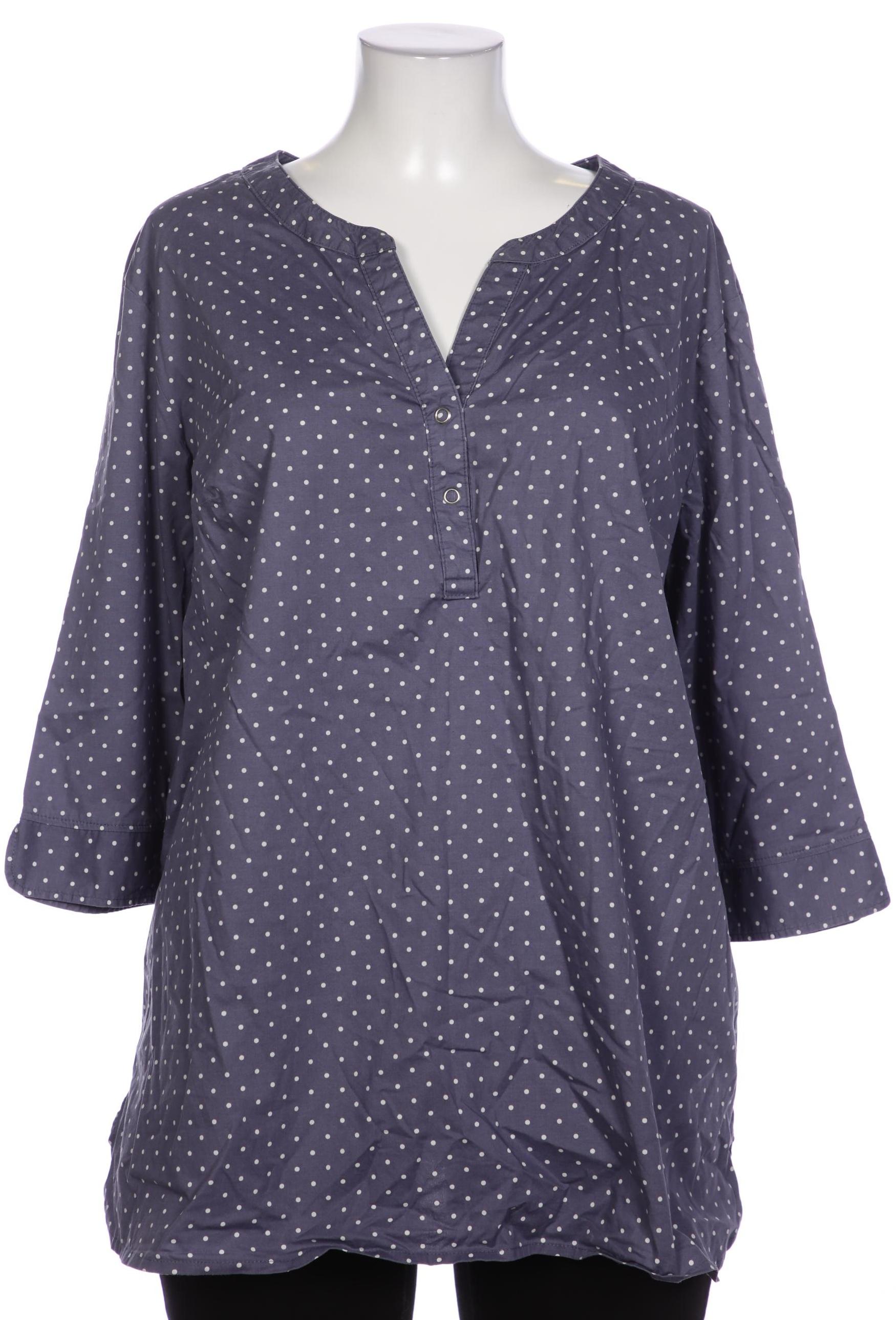 

Ulla Popken Damen Bluse, blau, Gr. 46