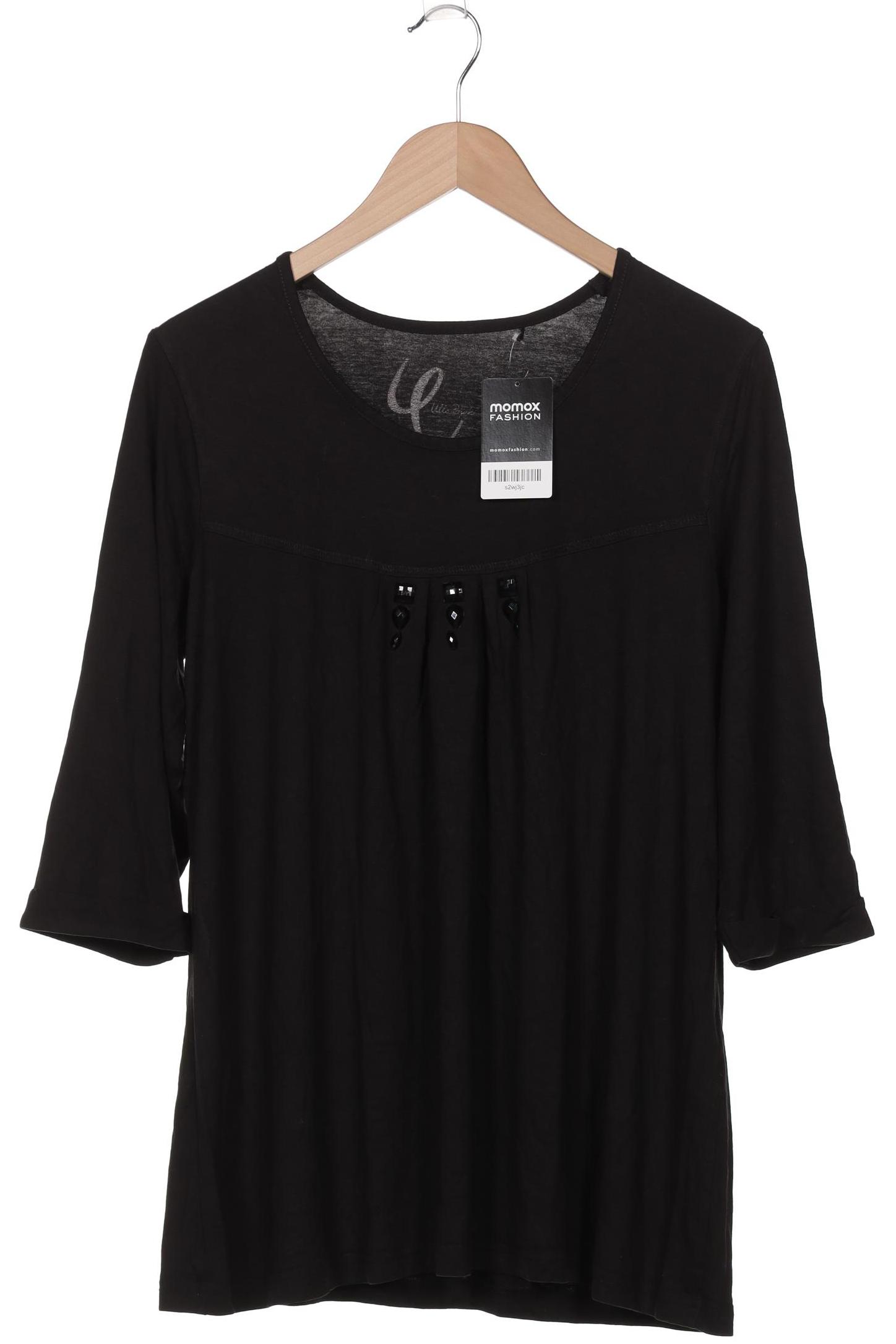 

Ulla Popken Damen Langarmshirt, schwarz, Gr. 42