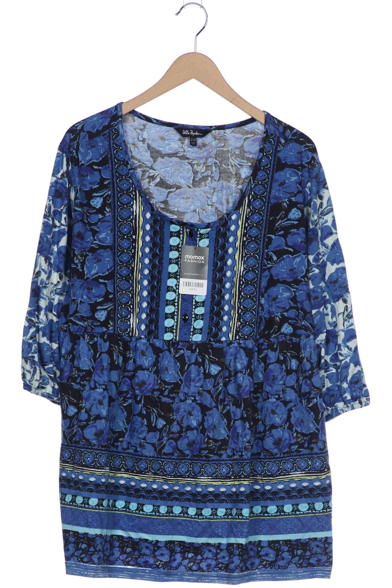

Ulla Popken Damen Langarmshirt, blau, Gr. 46