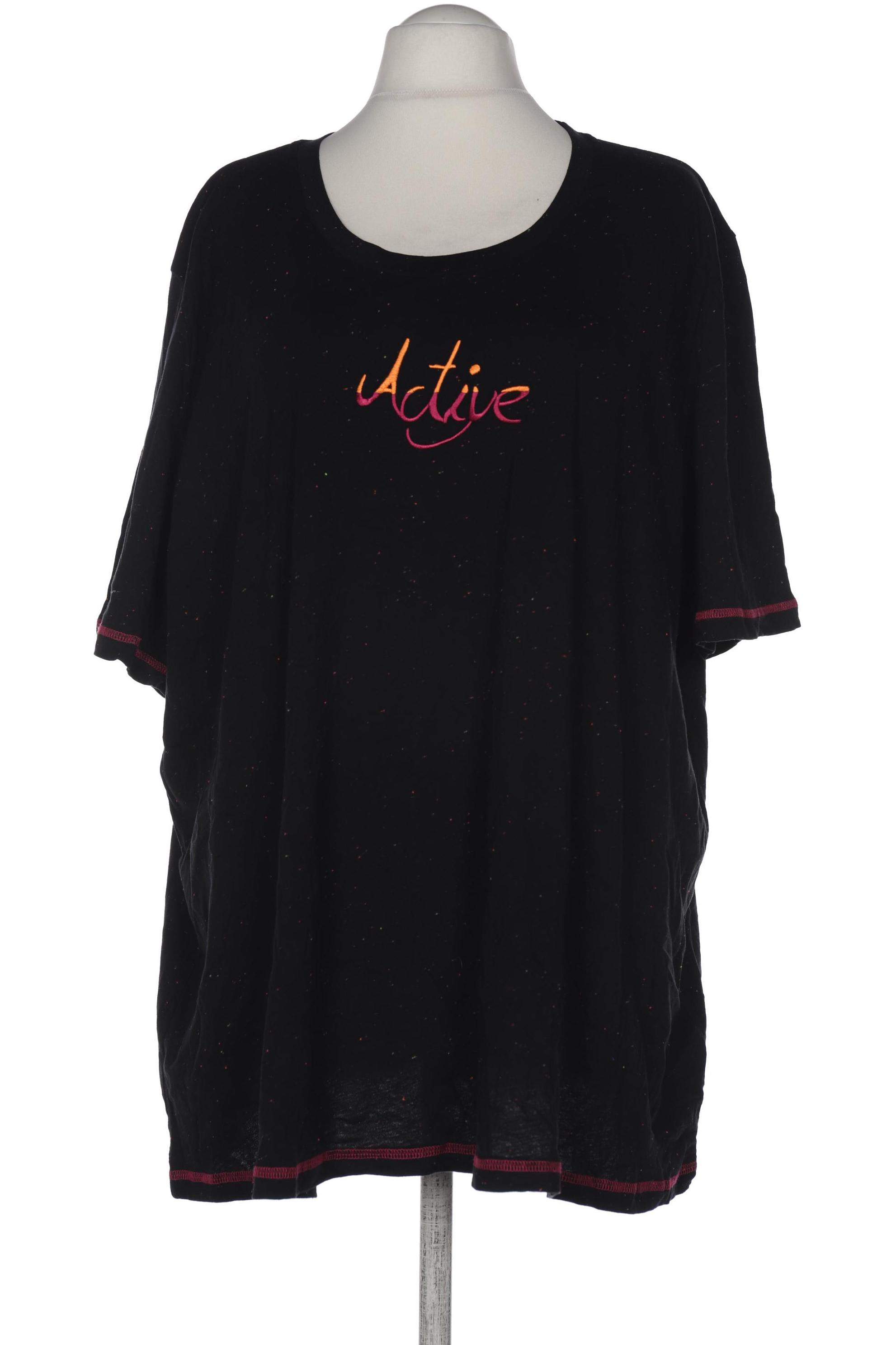 

Ulla Popken Damen T-Shirt, schwarz, Gr. 58