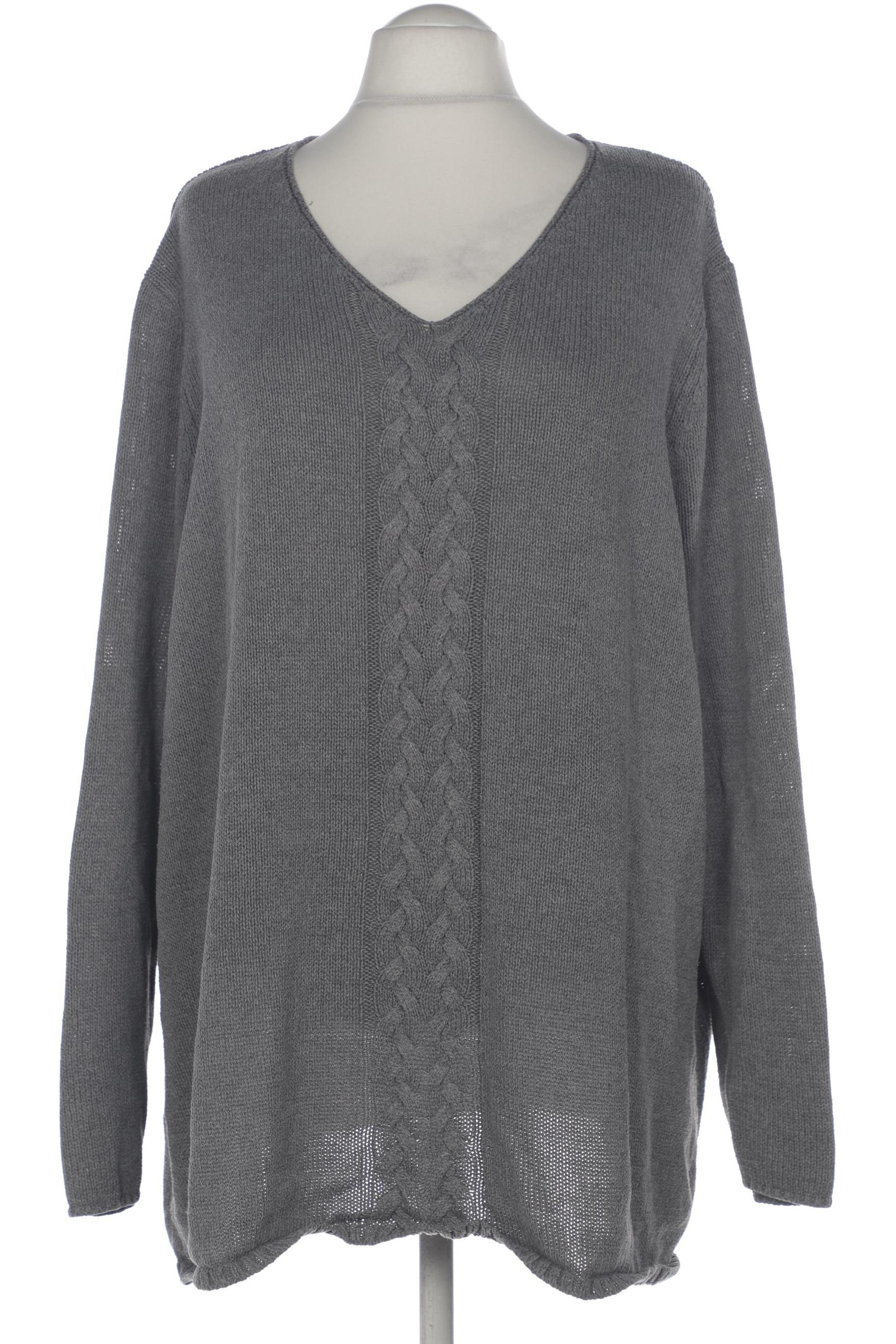 

Ulla Popken Damen Pullover, grau, Gr. 54