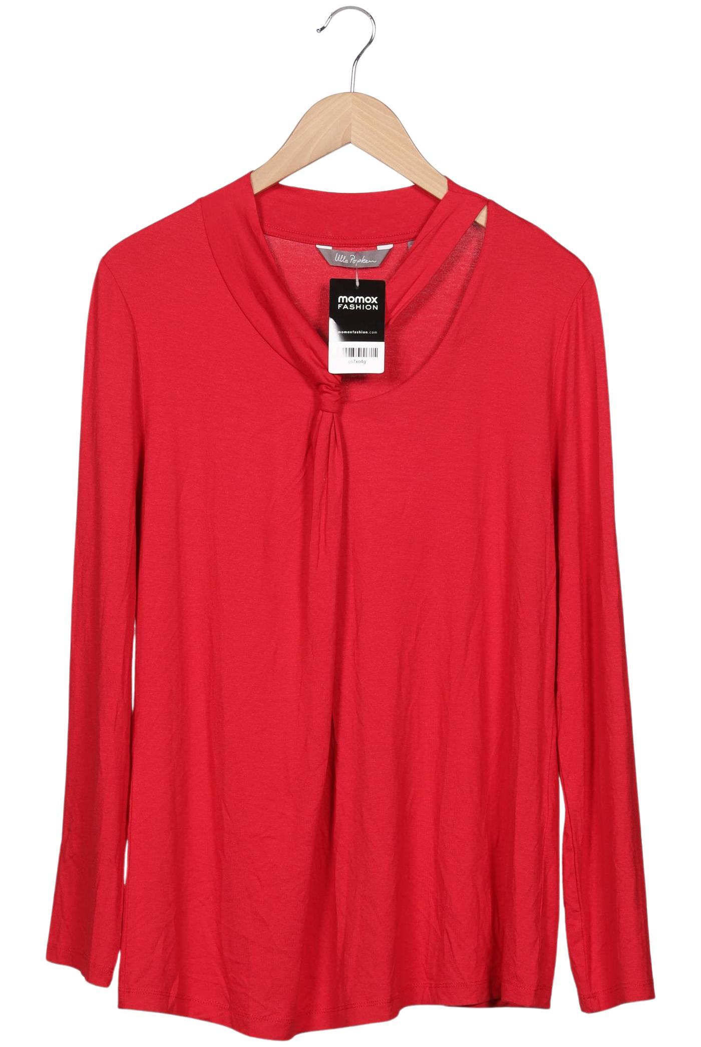 

Ulla Popken Damen Langarmshirt, rot, Gr. 42