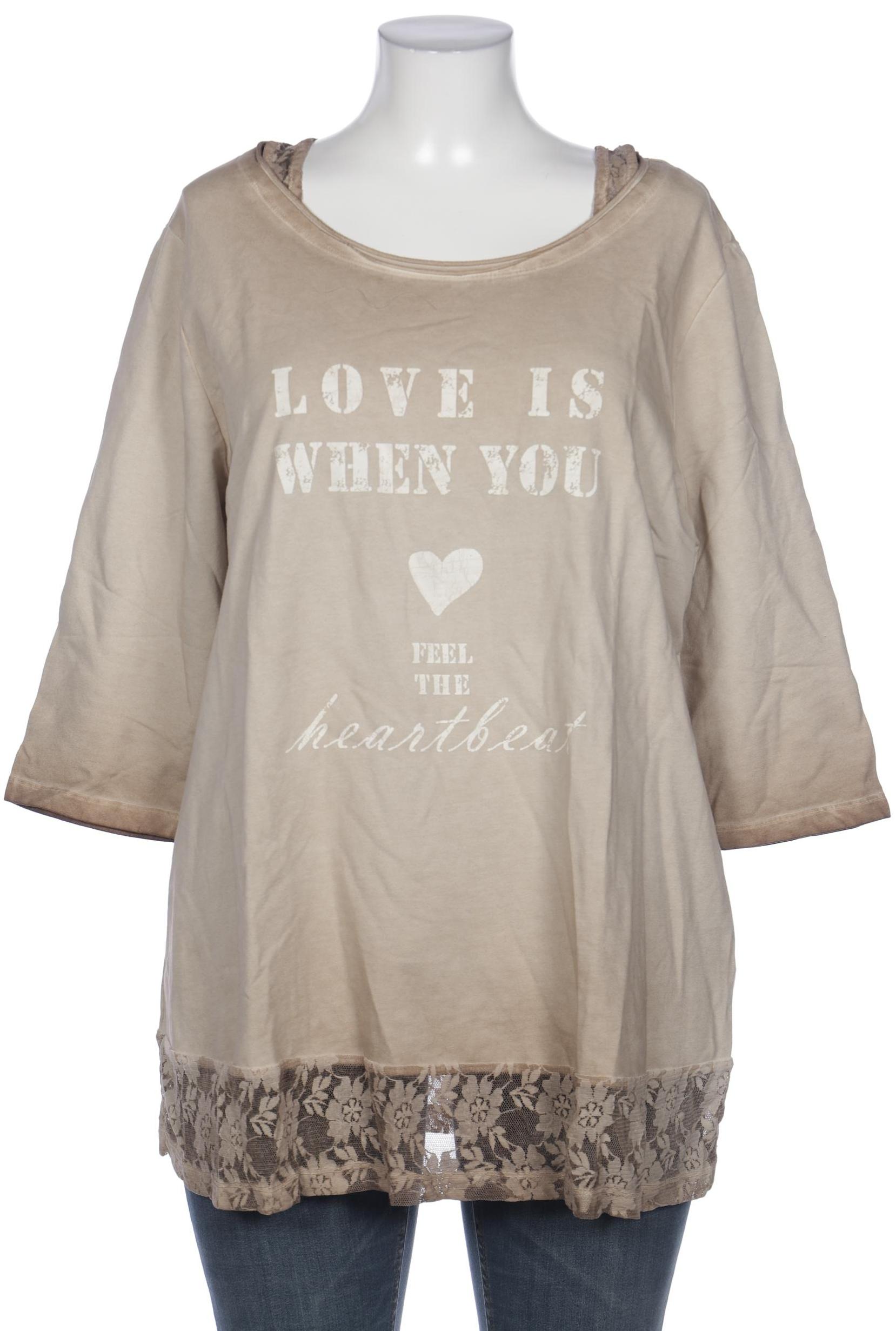 

Ulla Popken Damen Langarmshirt, beige
