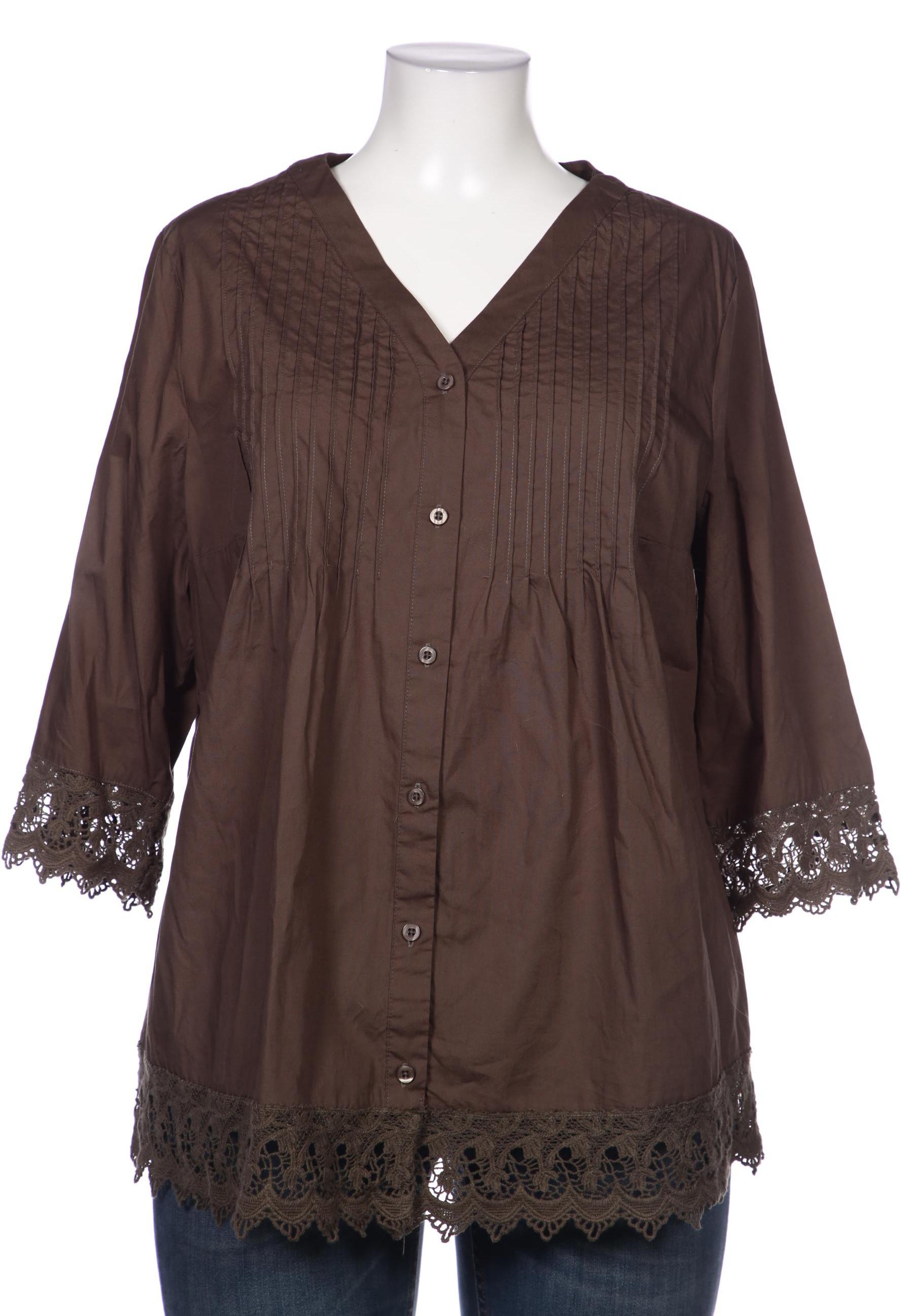 

Ulla Popken Damen Bluse, grün, Gr. 46