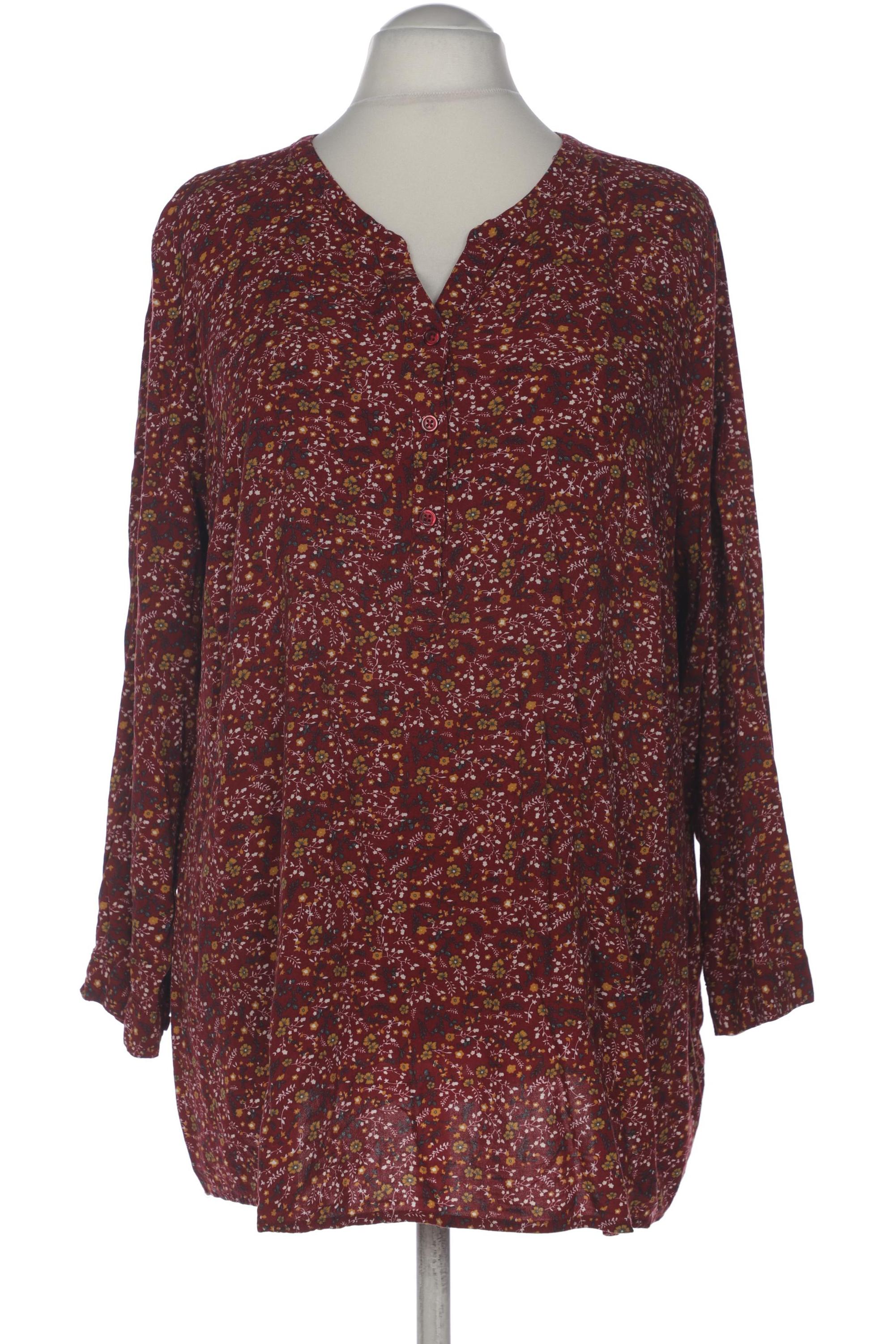 

Ulla Popken Damen Bluse, bordeaux, Gr. 54