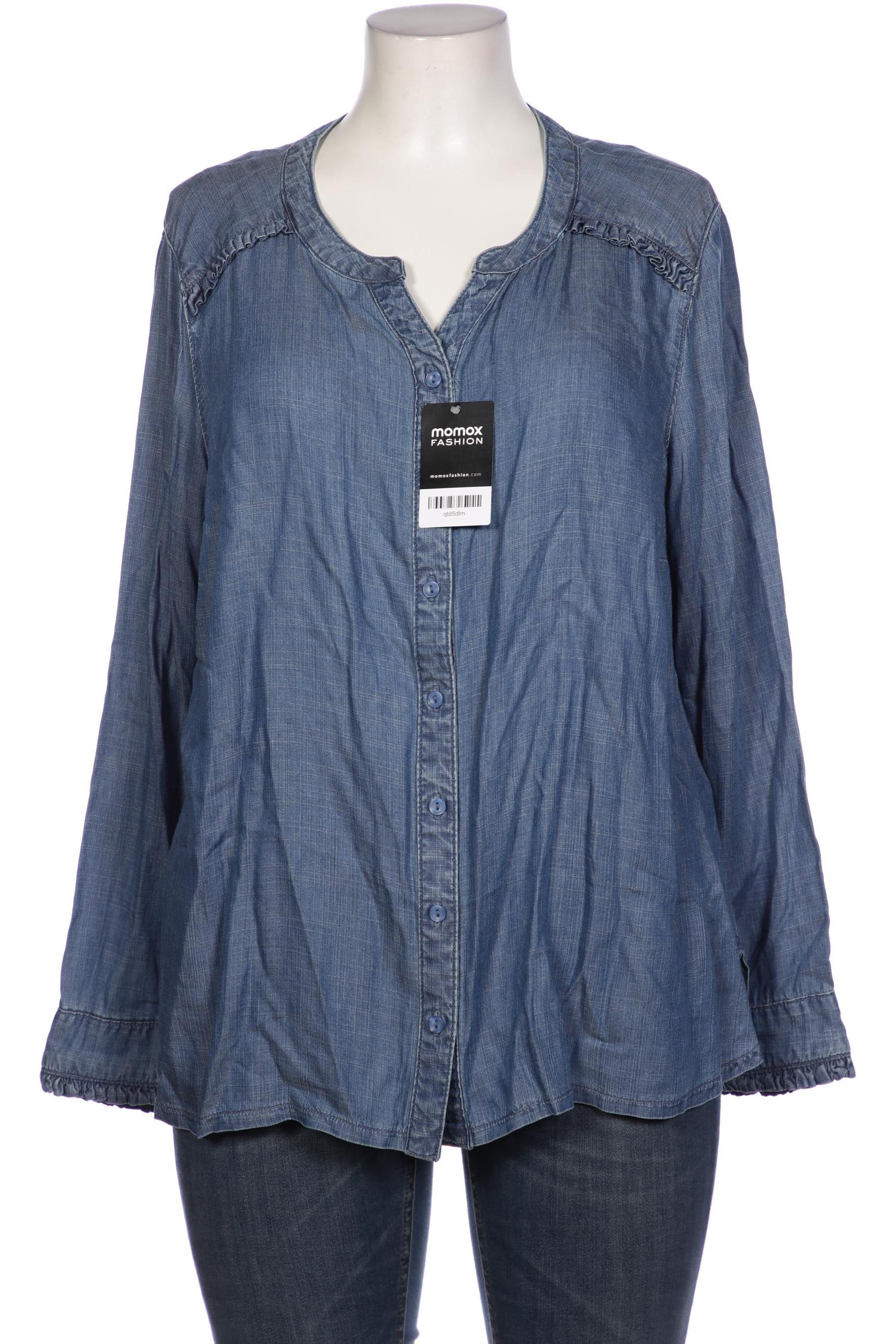 

Ulla Popken Damen Bluse, blau, Gr. 46