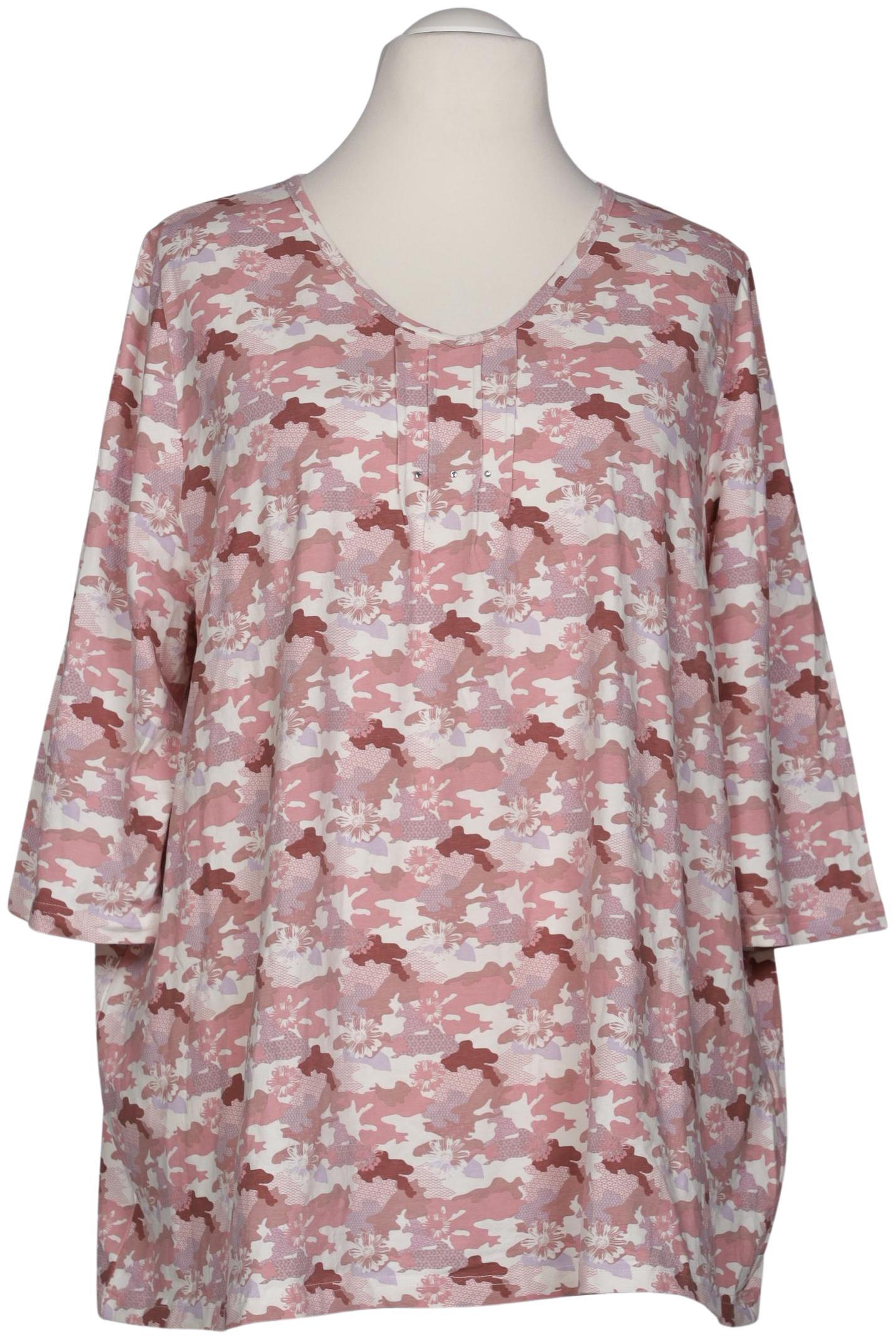 

Ulla Popken Damen Langarmshirt, pink, Gr. 54