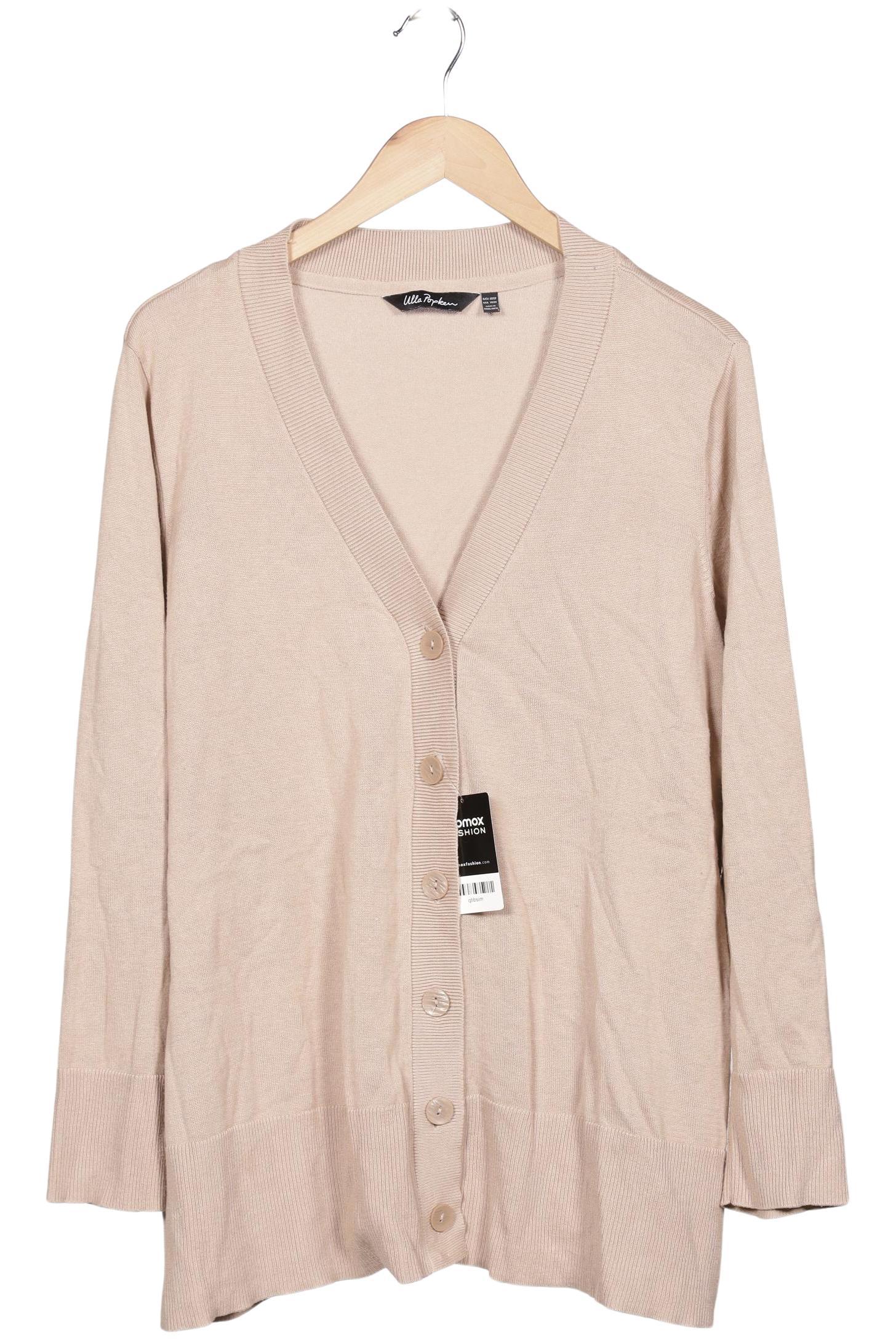 

Ulla Popken Damen Strickjacke, beige, Gr. 50