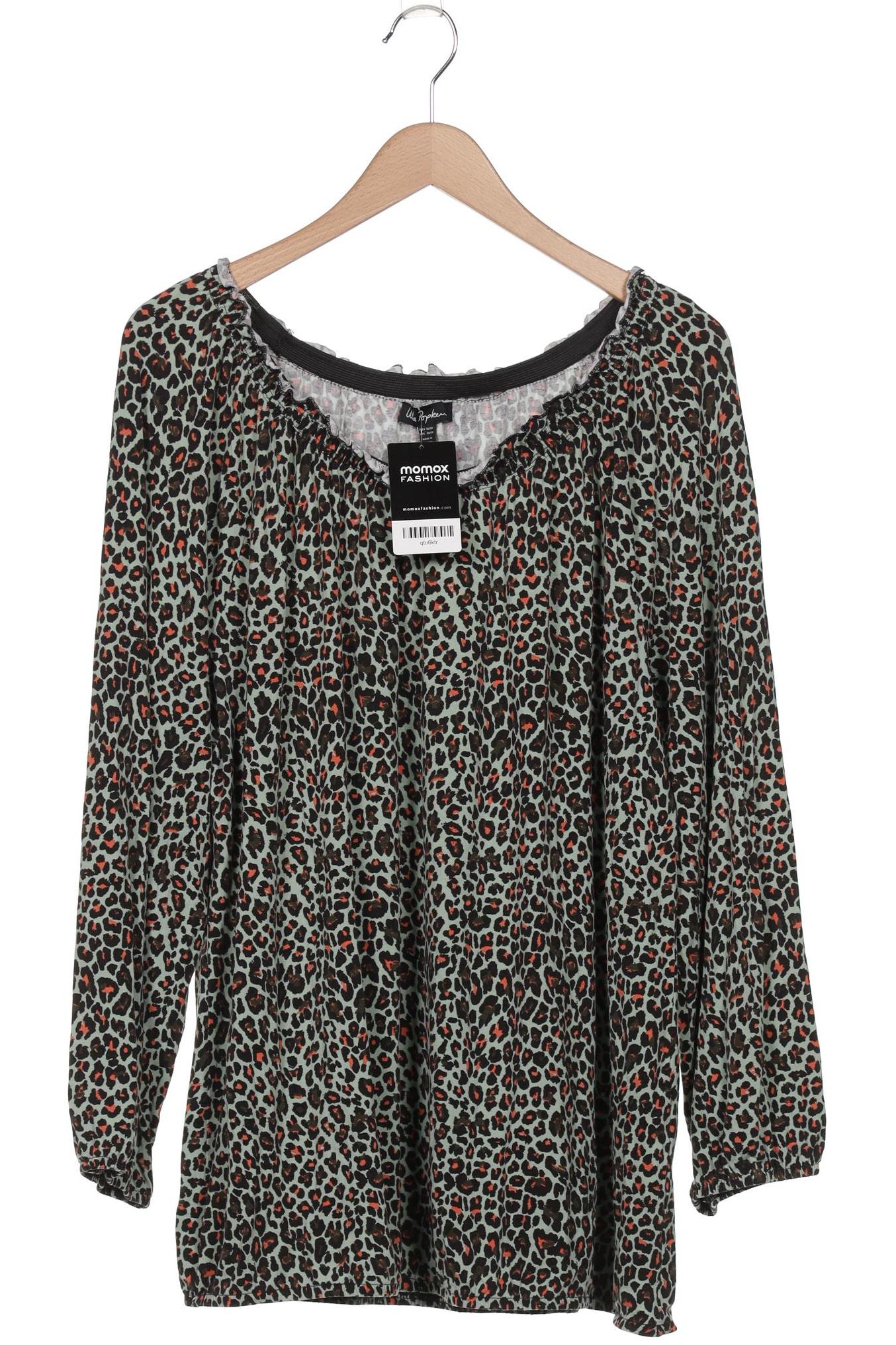 

Ulla Popken Damen Langarmshirt, türkis, Gr. 50