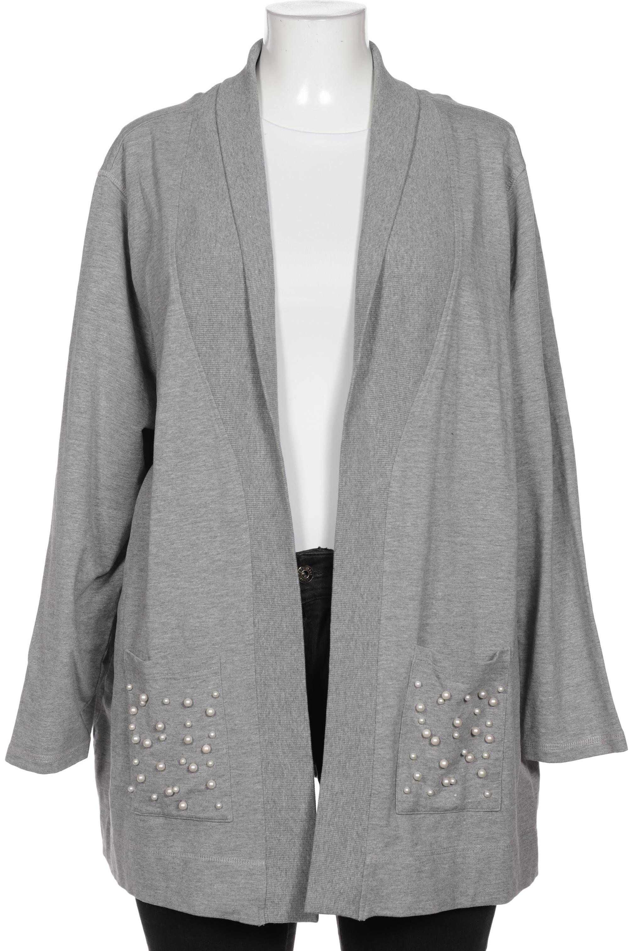 

Ulla Popken Damen Strickjacke, grau