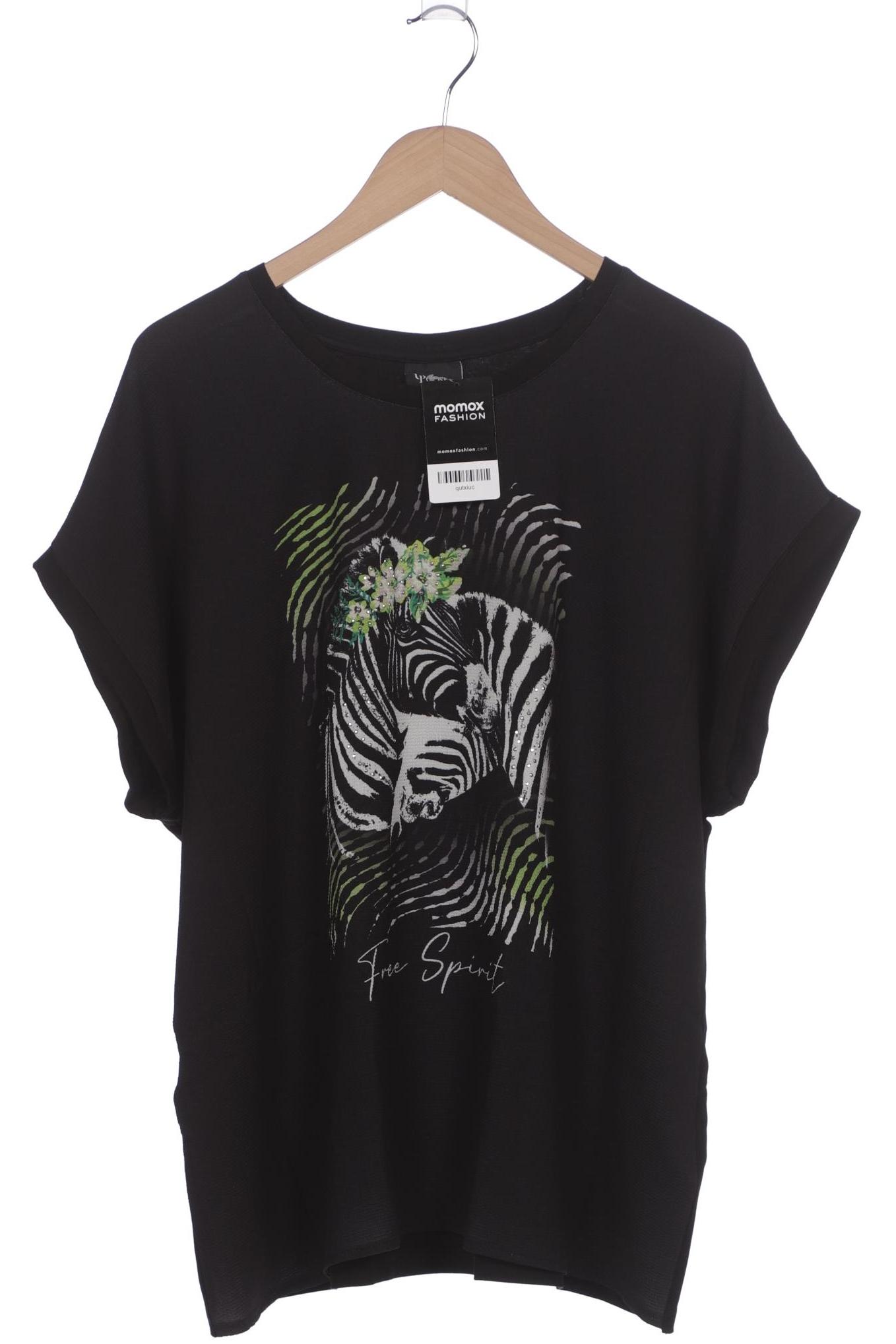 

Ulla Popken Damen T-Shirt, schwarz, Gr. 46