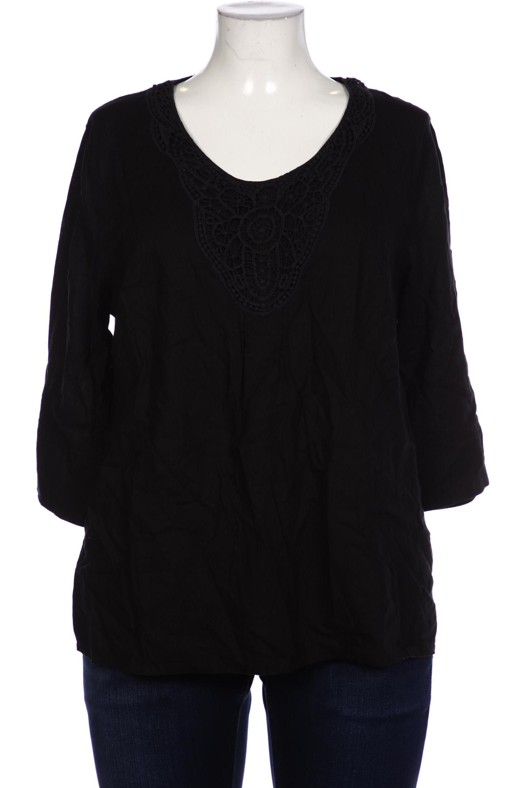 

Ulla Popken Damen Bluse, schwarz, Gr. 42