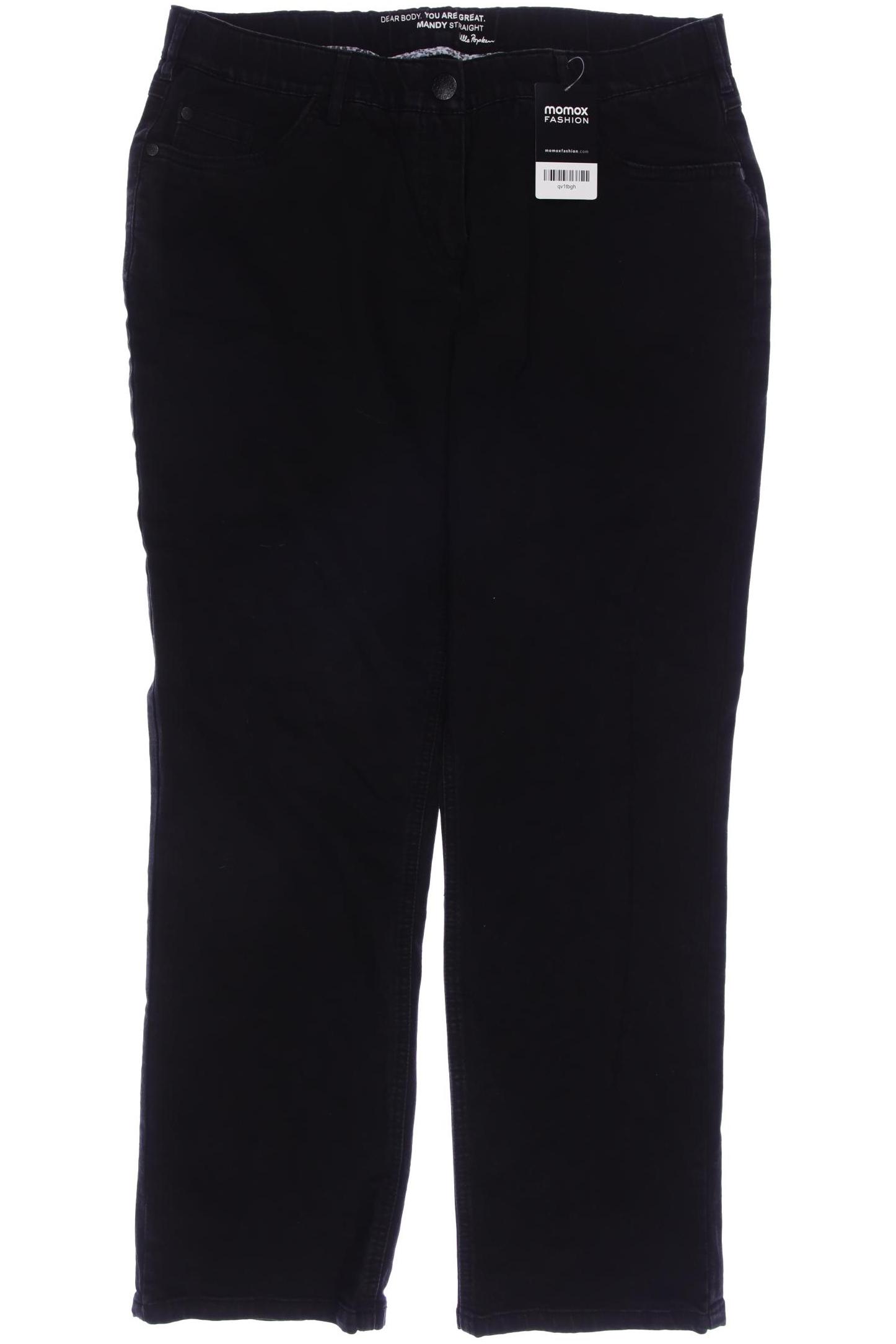 

Ulla Popken Damen Jeans, schwarz, Gr. 23
