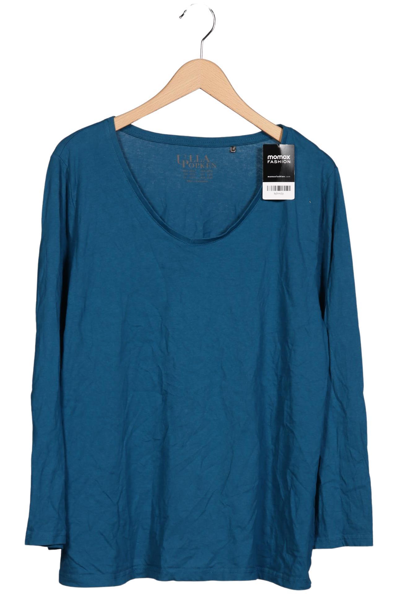 

Ulla Popken Damen Langarmshirt, blau, Gr. 50
