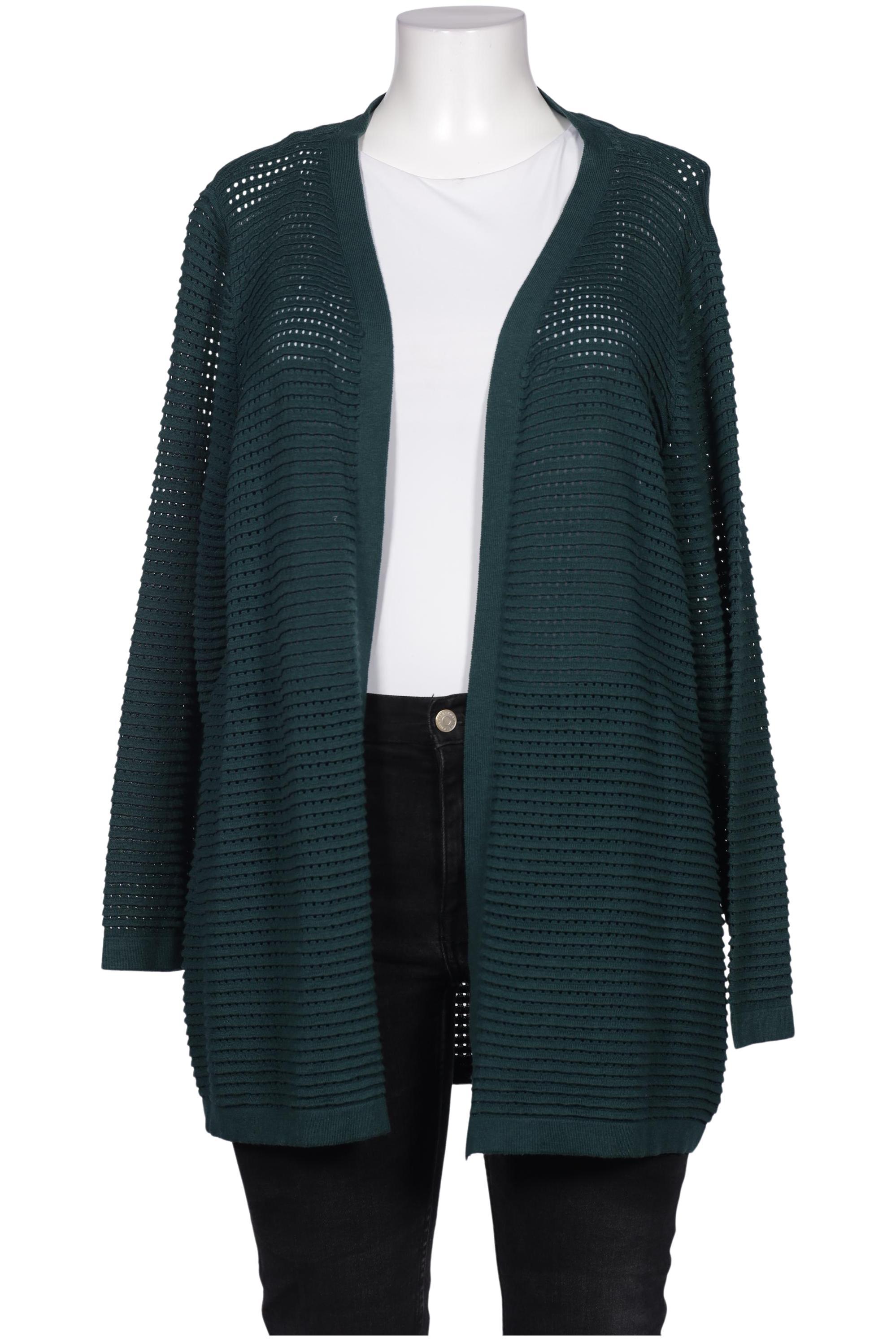 

Ulla Popken Damen Strickjacke, grün, Gr. 46