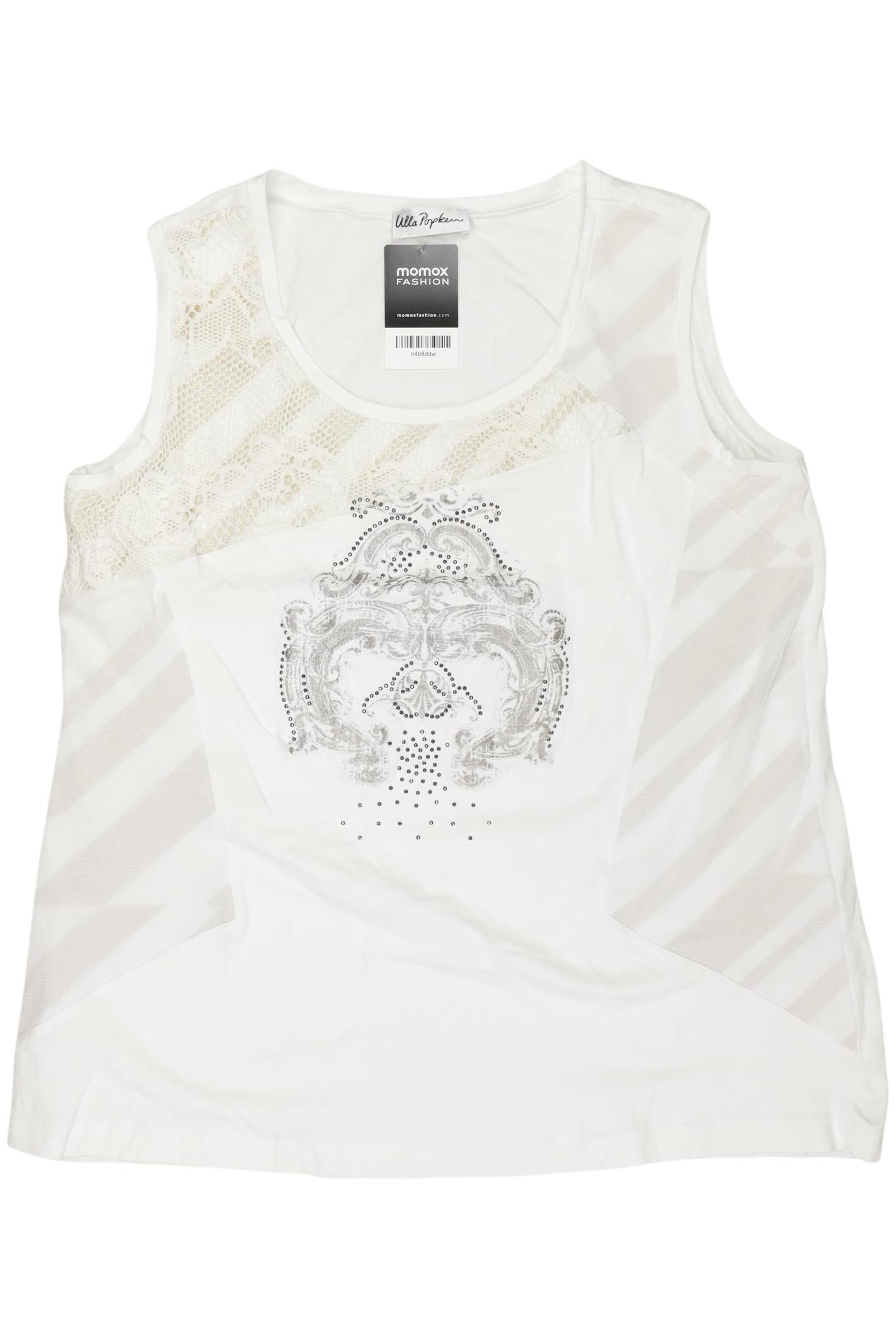 

Ulla Popken Damen Top, weiß, Gr. 46