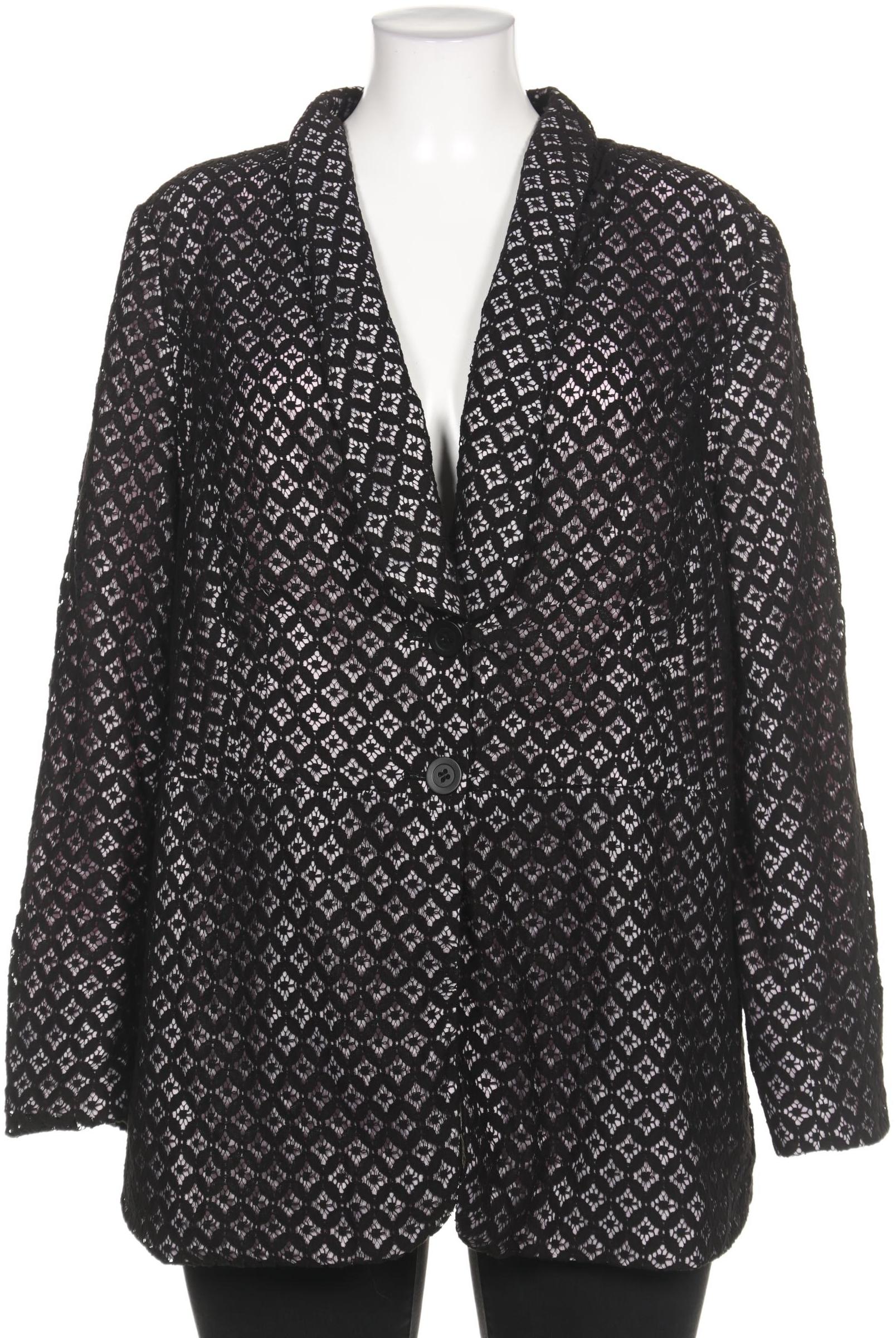 

Ulla Popken Damen Blazer, schwarz, Gr. 48