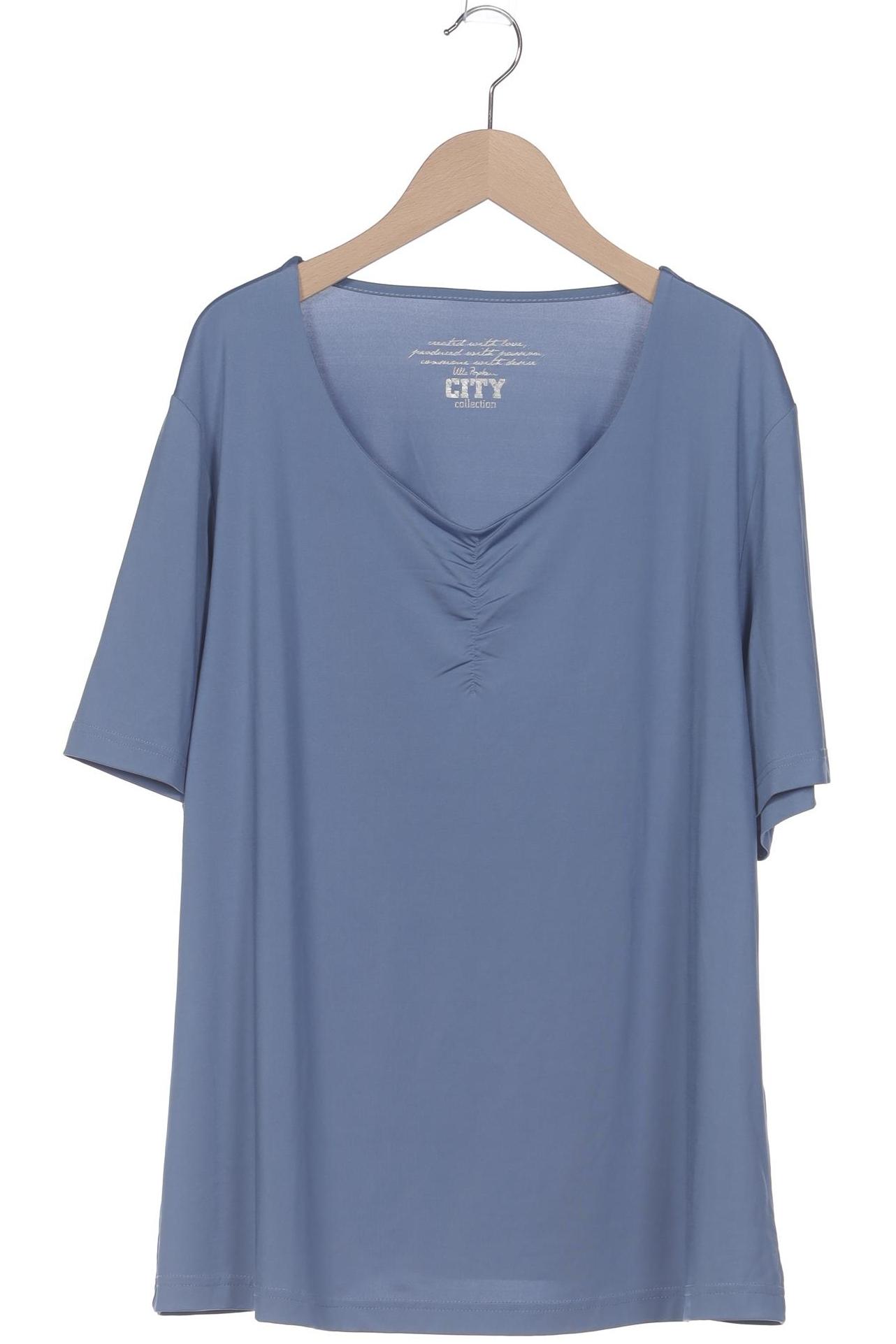 

Ulla Popken Damen T-Shirt, blau, Gr. 46