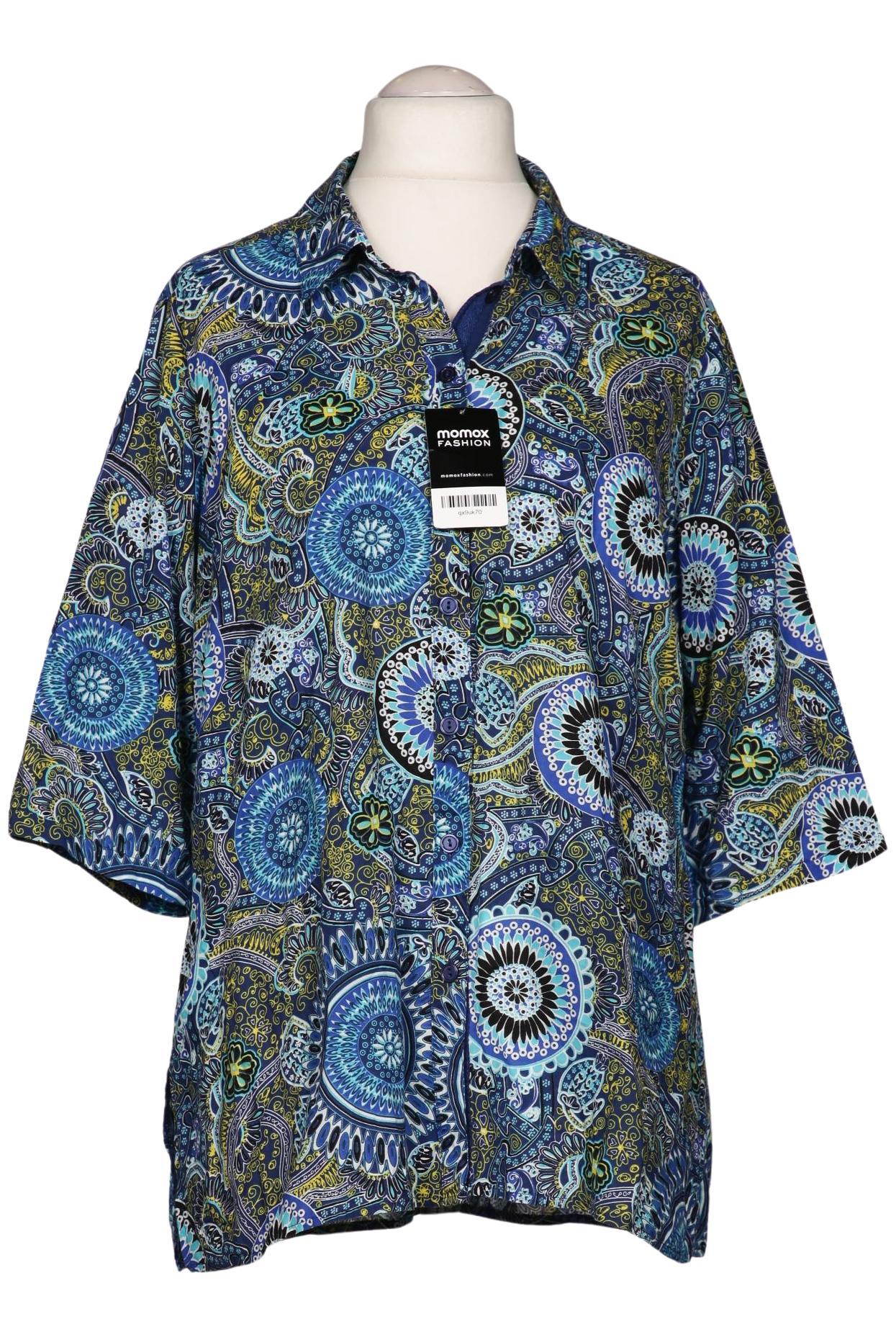 

Ulla Popken Damen Bluse, blau, Gr. 46