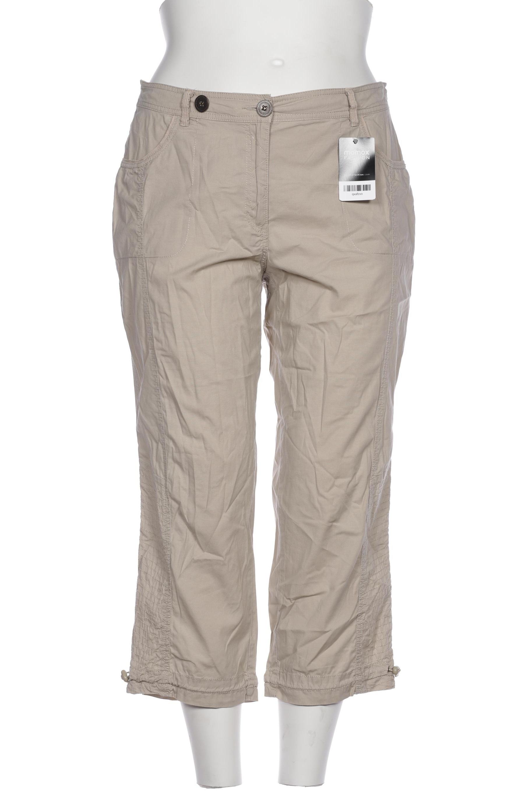 

Ulla Popken Damen Stoffhose, beige, Gr. 44