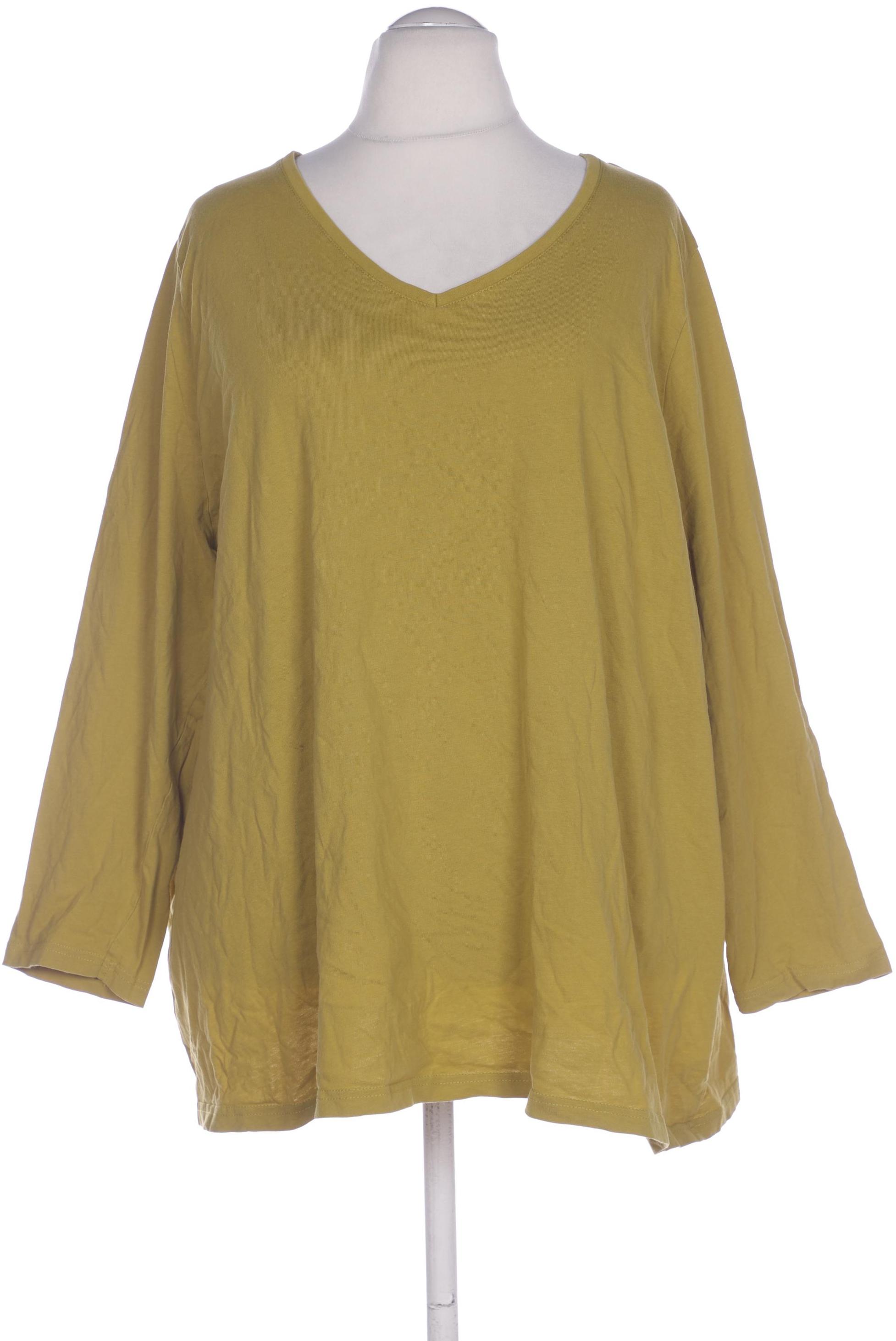 

Ulla Popken Damen Langarmshirt, gelb, Gr. 62
