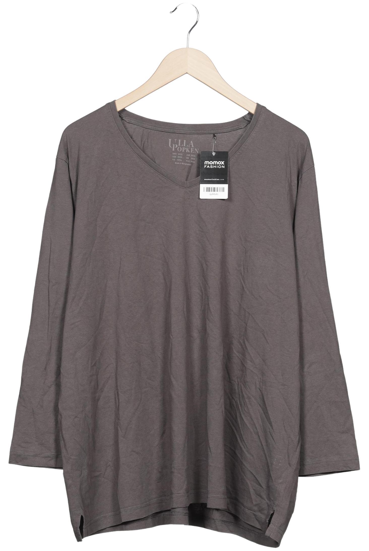 

Ulla Popken Damen Langarmshirt, grau, Gr. 50
