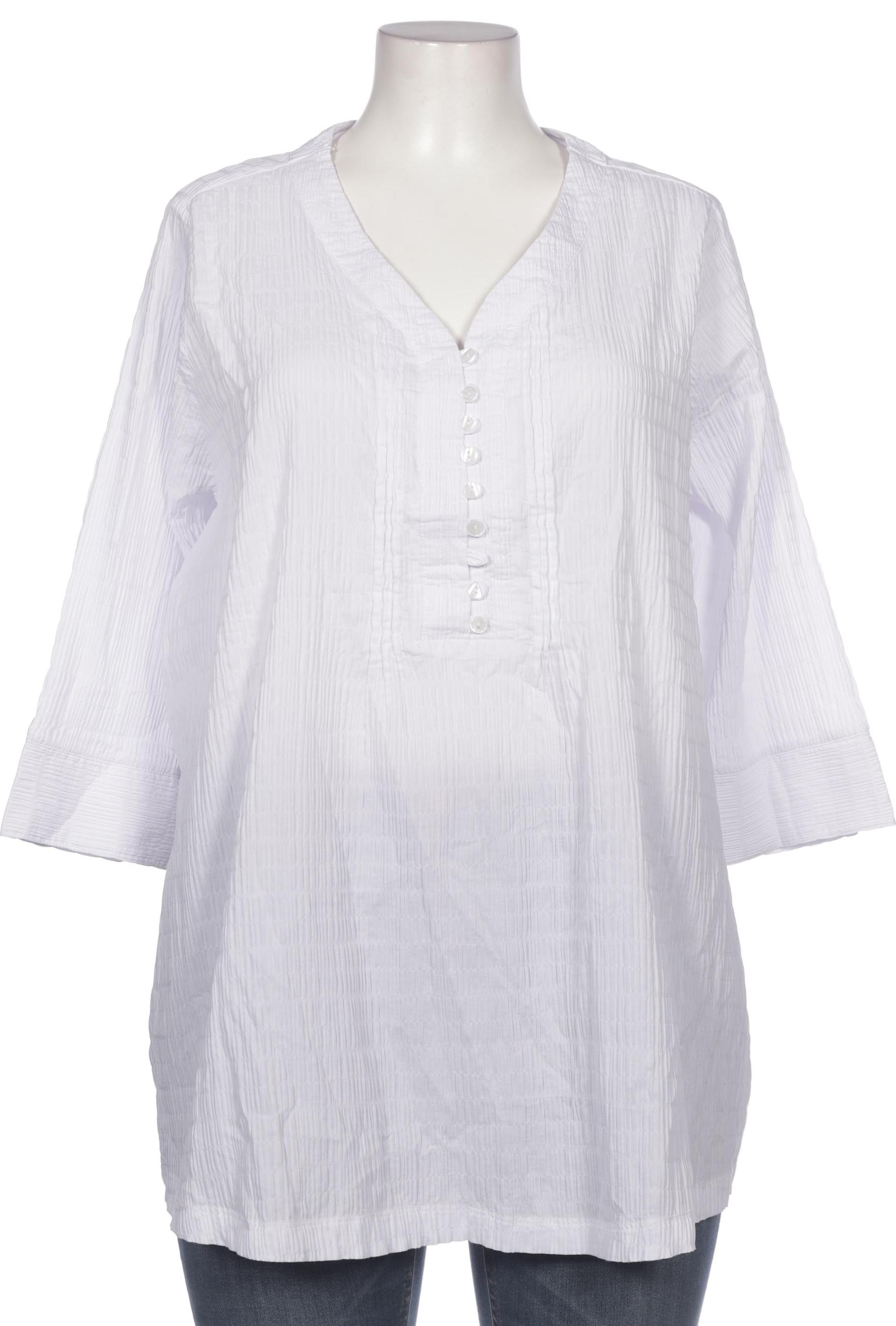 

Ulla Popken Damen Bluse, weiß, Gr. 46