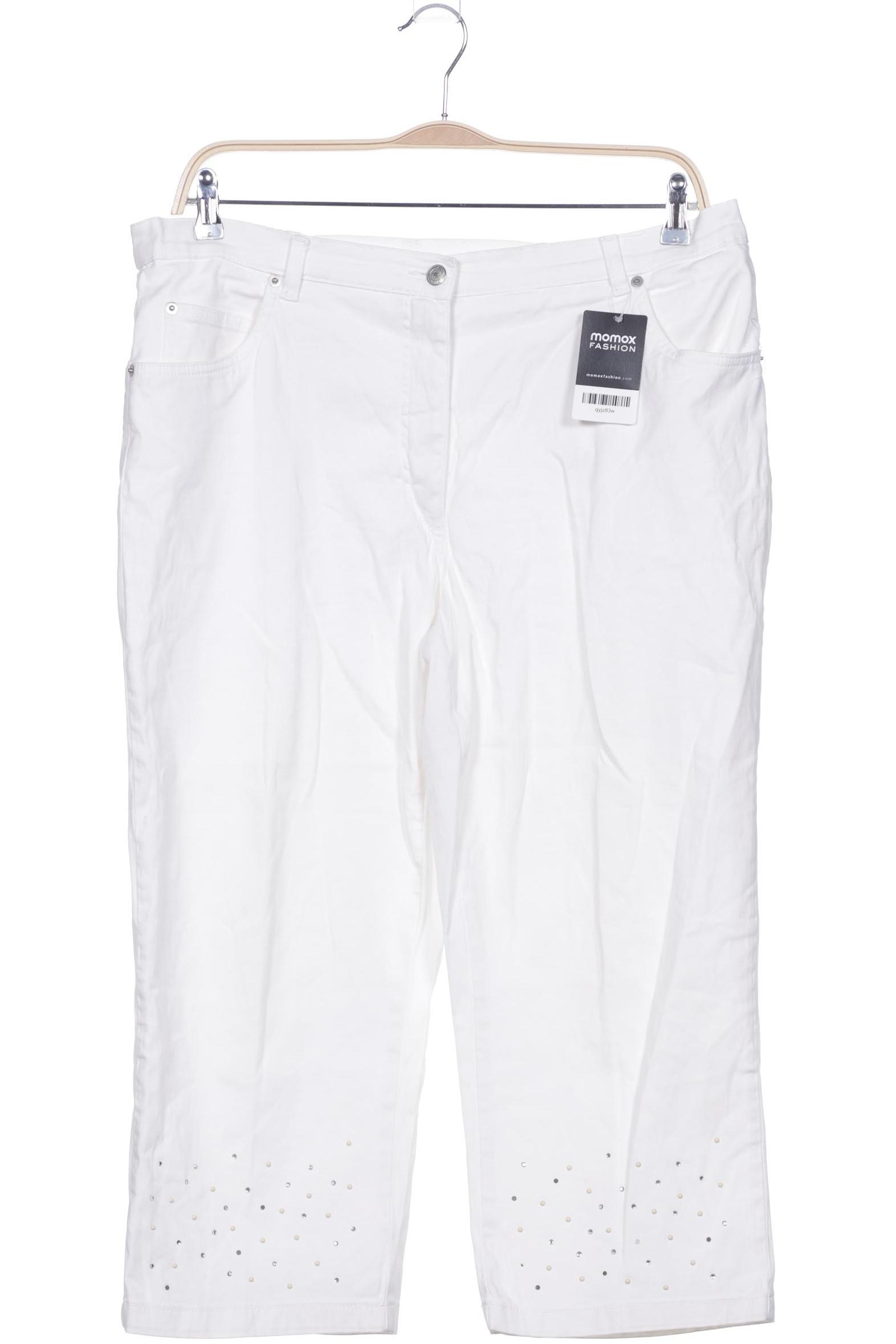 

Ulla Popken Damen Jeans, weiß, Gr. 48