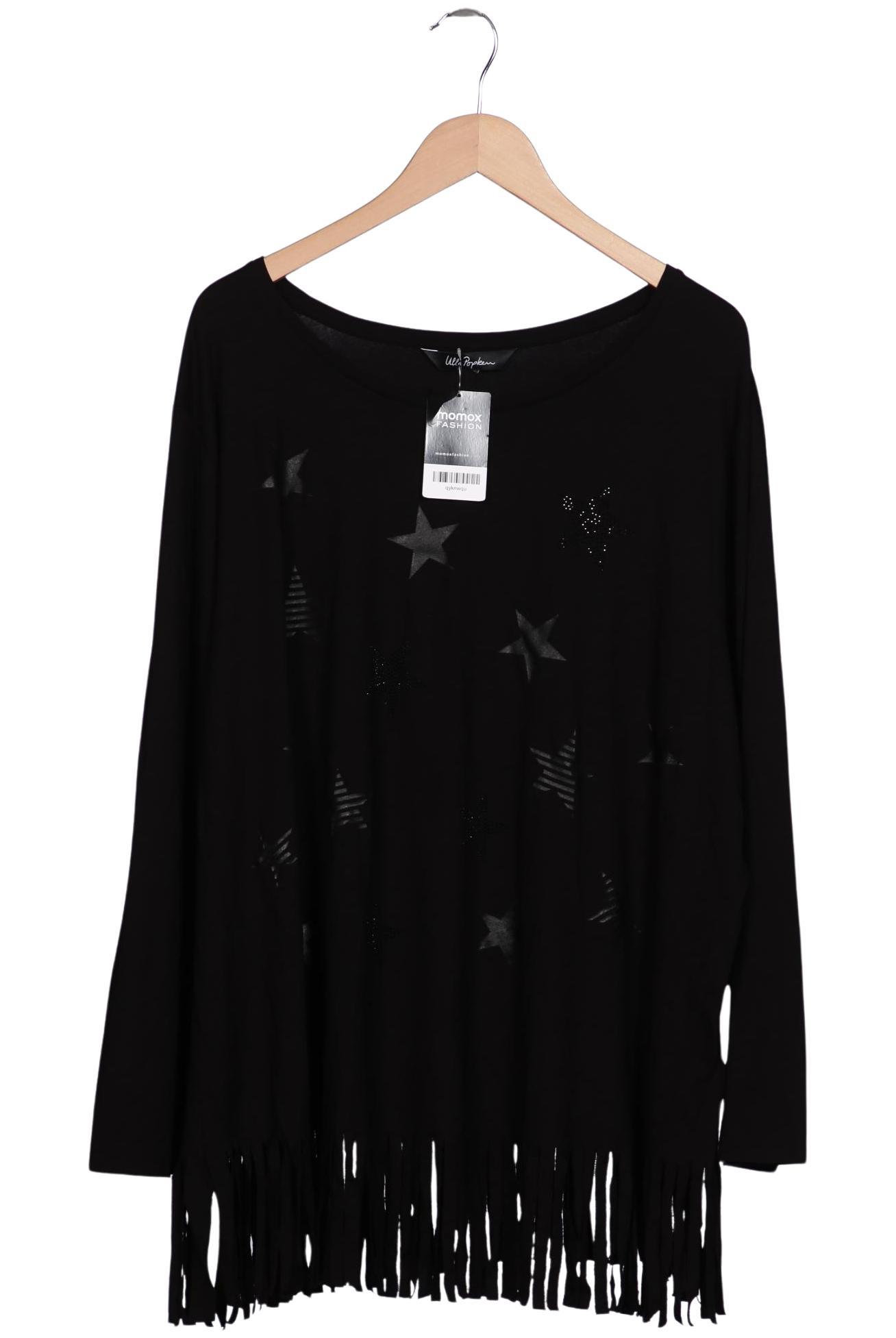 

Ulla Popken Damen Langarmshirt, schwarz, Gr. 46