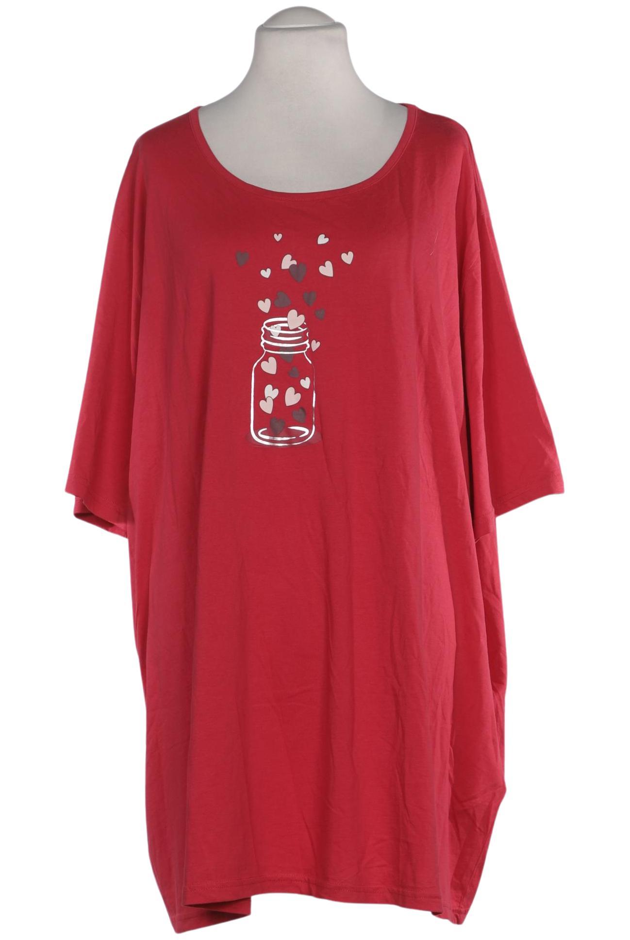 

Ulla Popken Damen T-Shirt, rot, Gr. 62