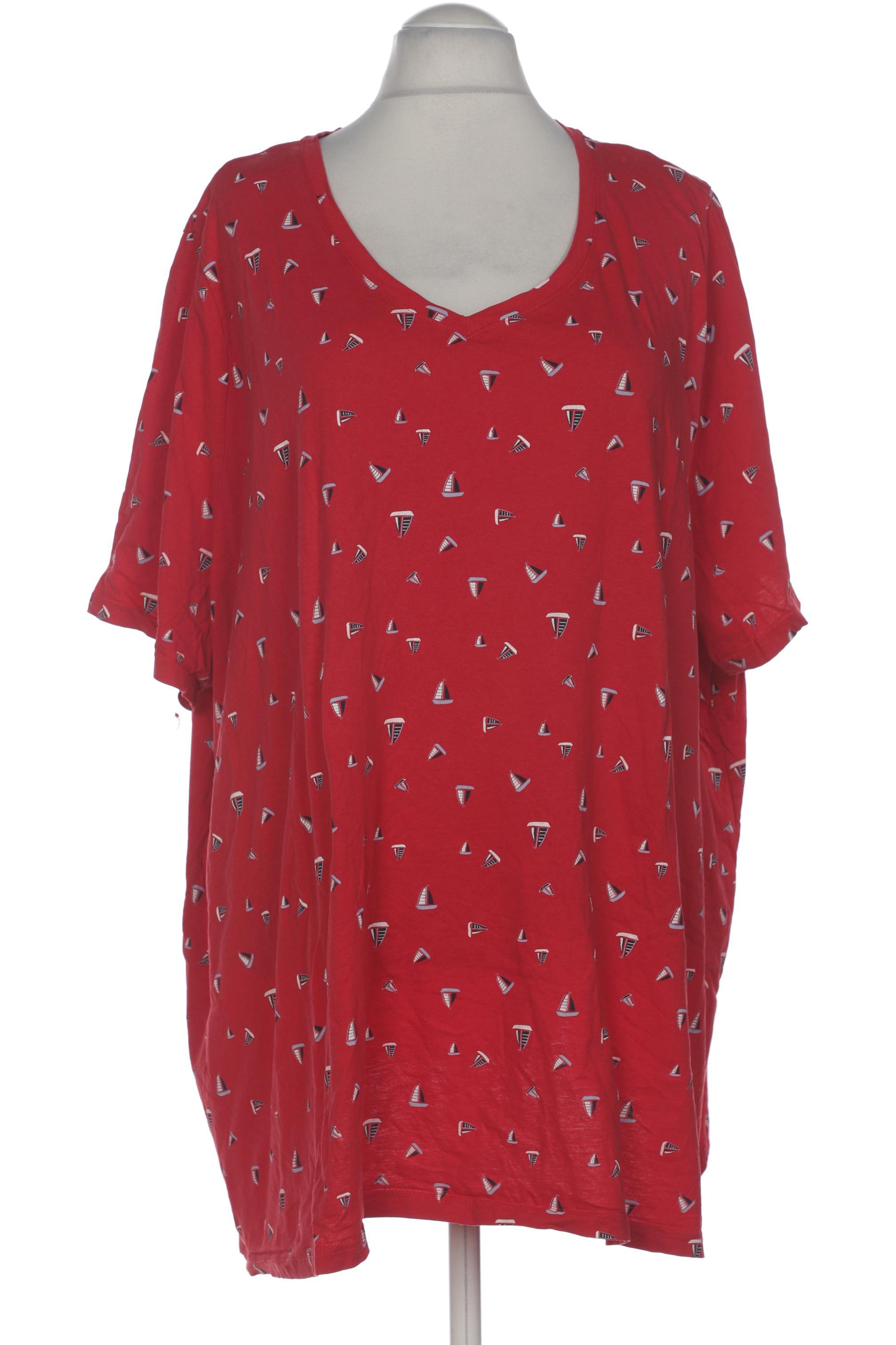 

Ulla Popken Damen T-Shirt, rot, Gr. 62